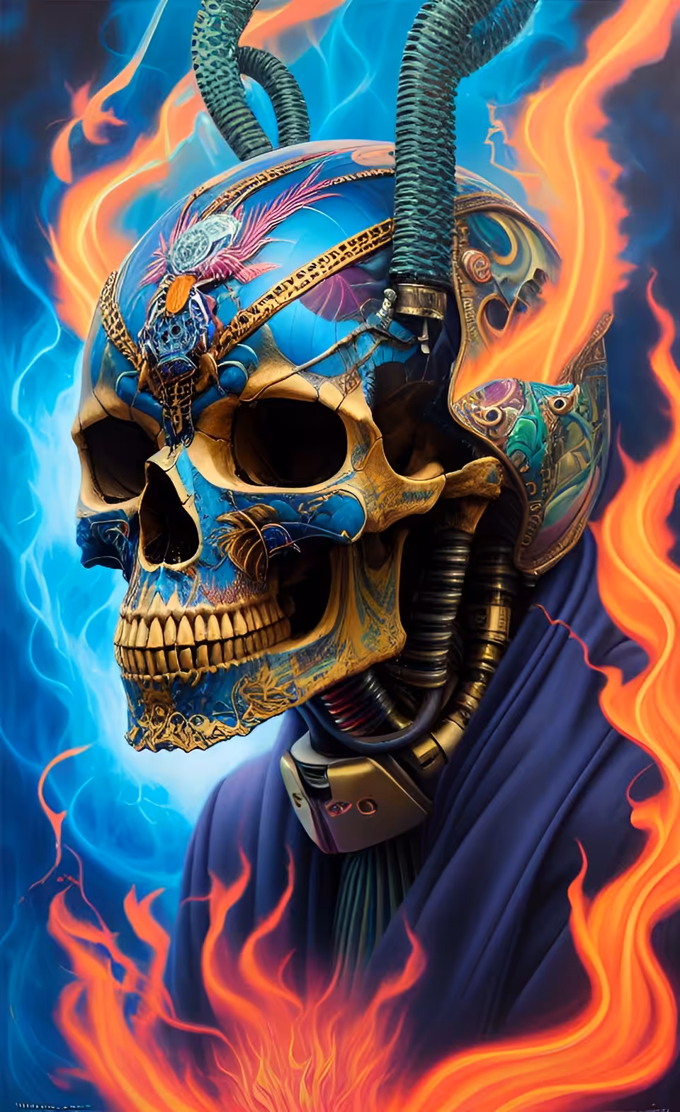 Gold Skull