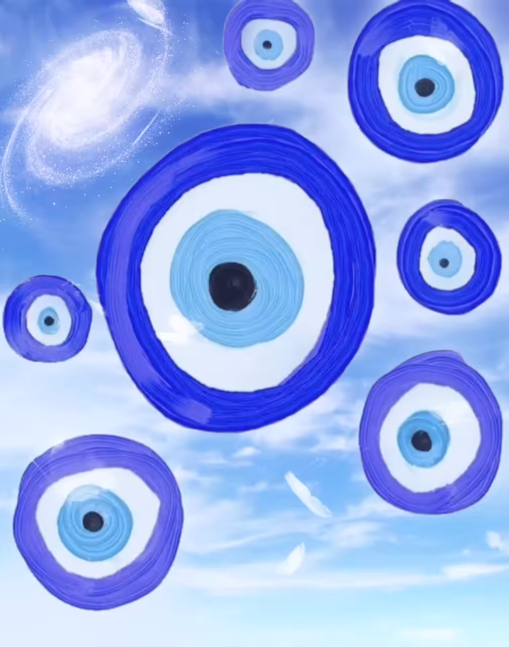Peace is blue