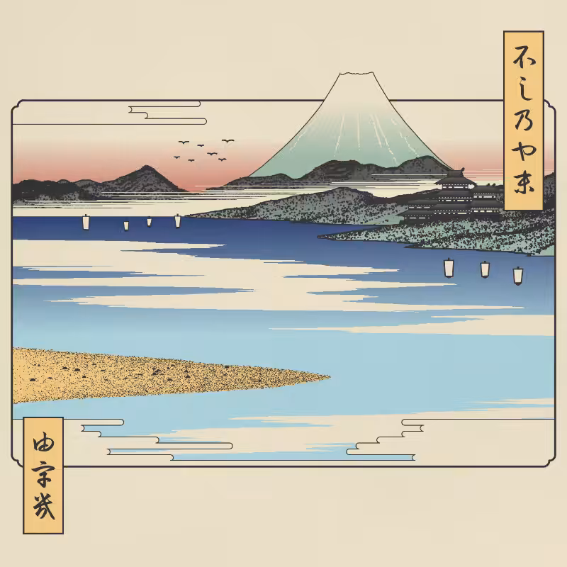 ukiyo-e seascape #163