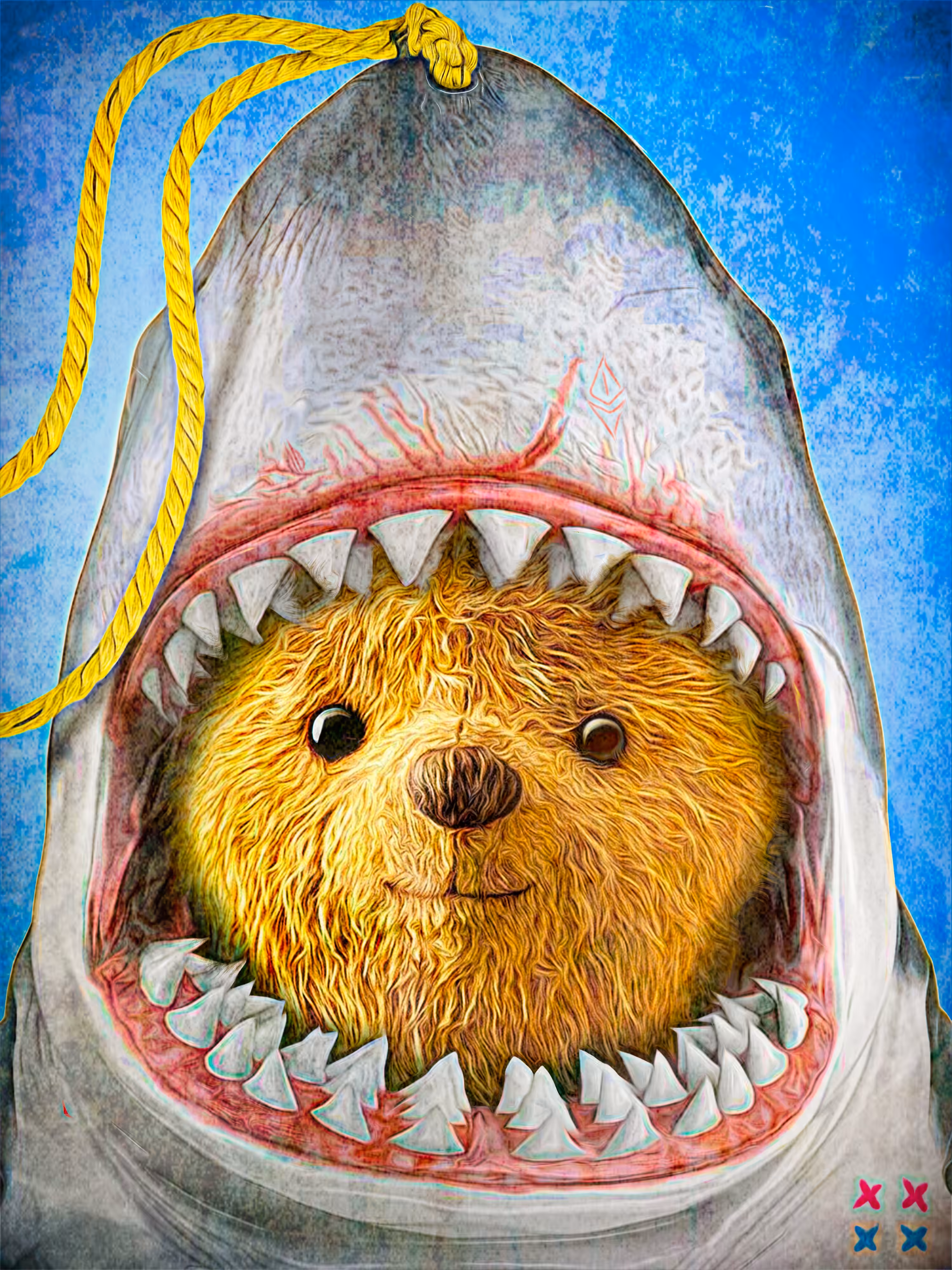 Peek-a-Pooh _ Shark Edition 