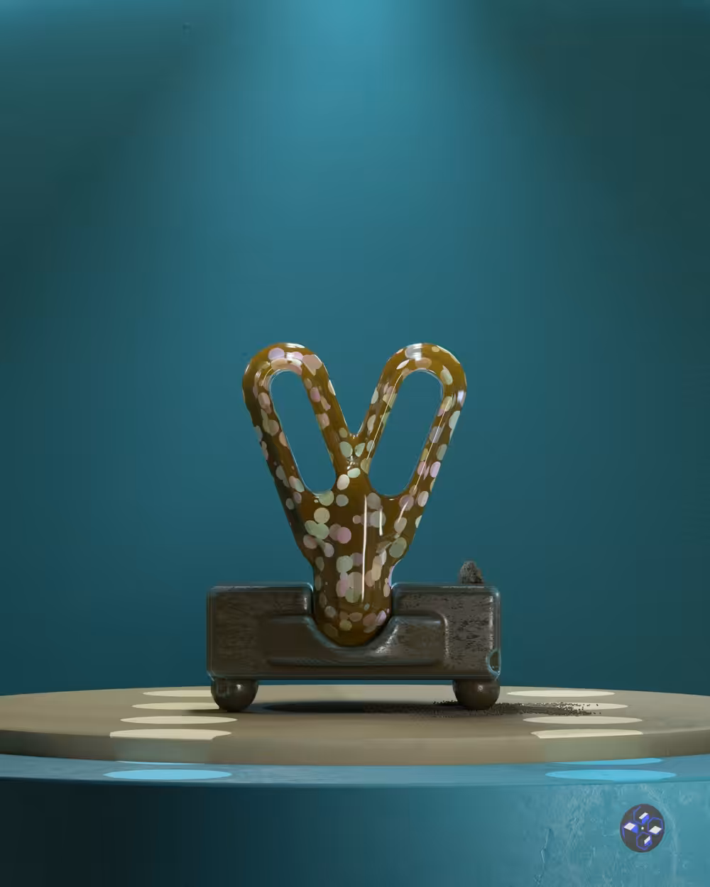 Diverse Rounded Letter  Y