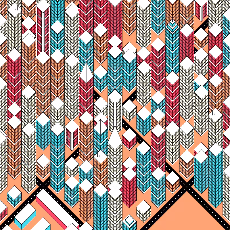 A City from Above #91