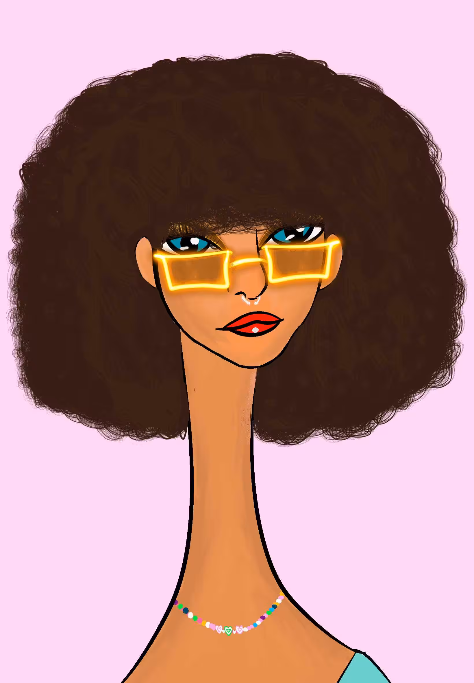 Long Neckie Ladies: Long Neckie Lady #718
