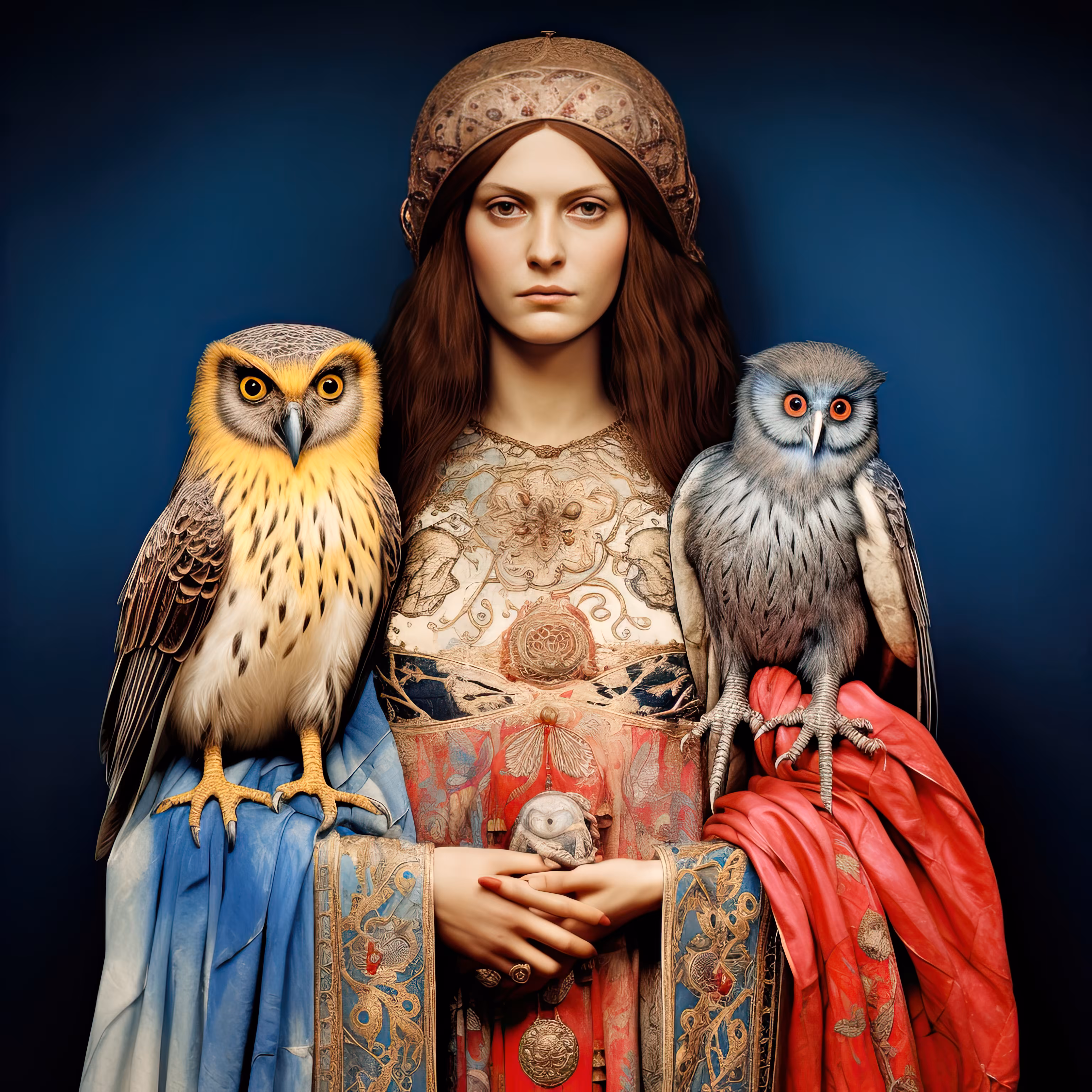 Ishtar and the Yellow and Blue Owls