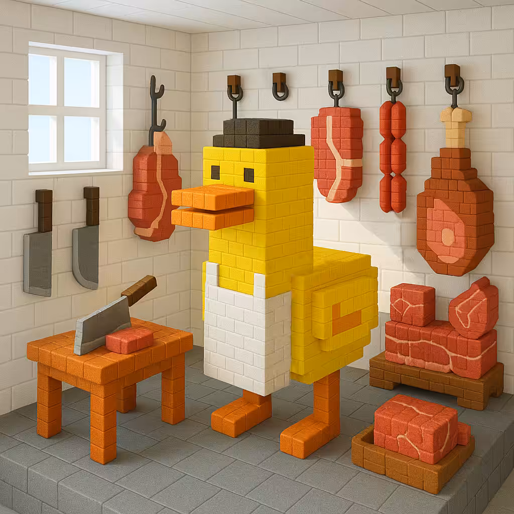 DUDE DUCK BUTCHER