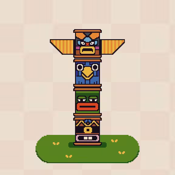 Tiki Totem #30