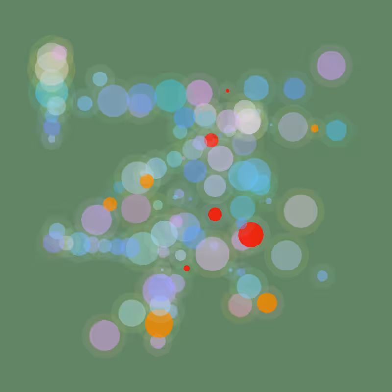 Transient Abstract Bubble Machine #9