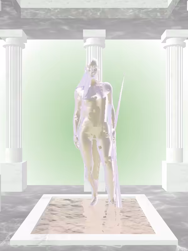 HeavenComputer: The Loser Shimmery Violet Garden Woman #2852