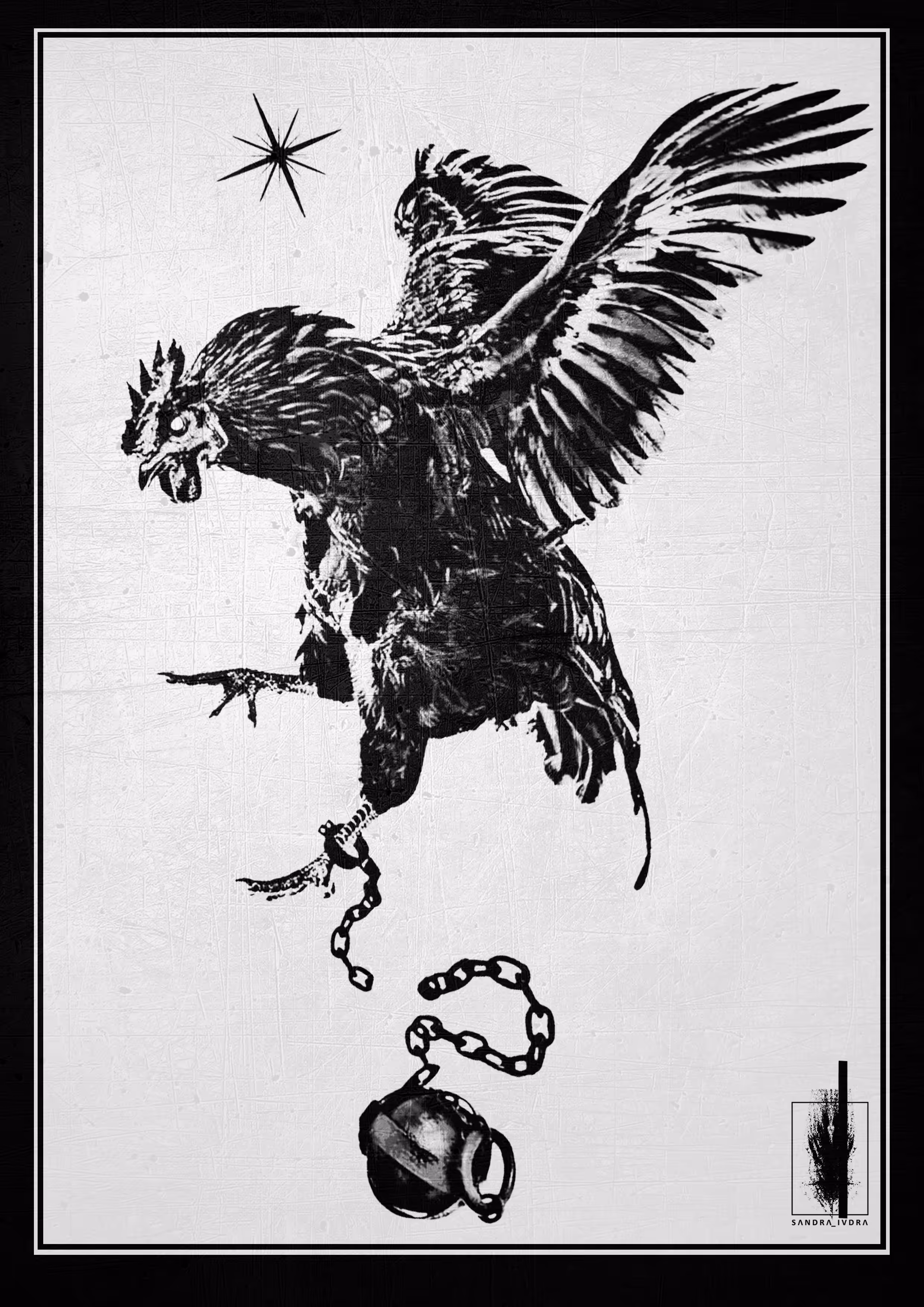 dark chicken