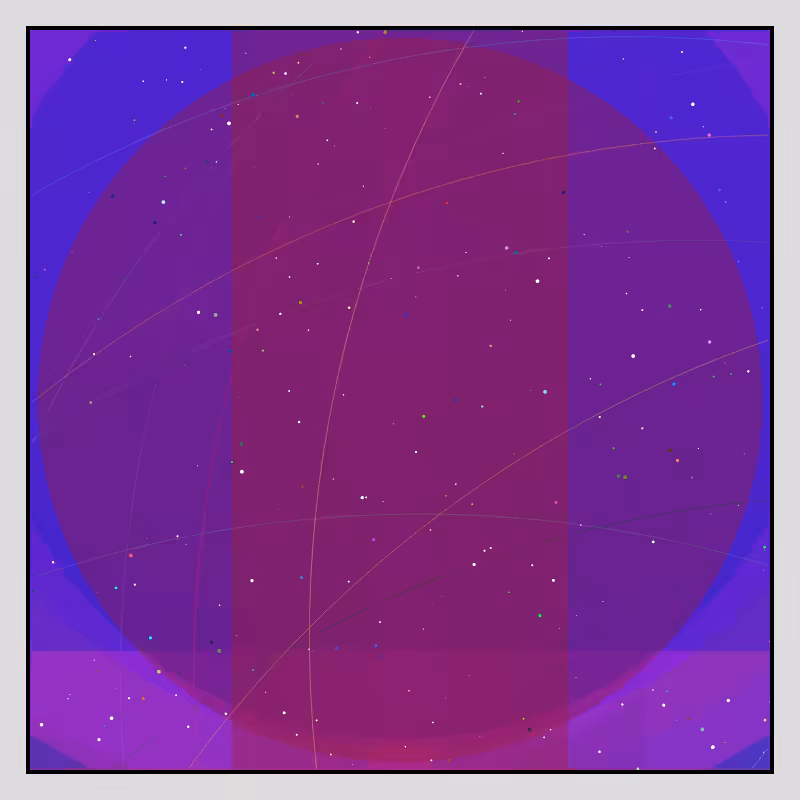 Color Field Starry B #34