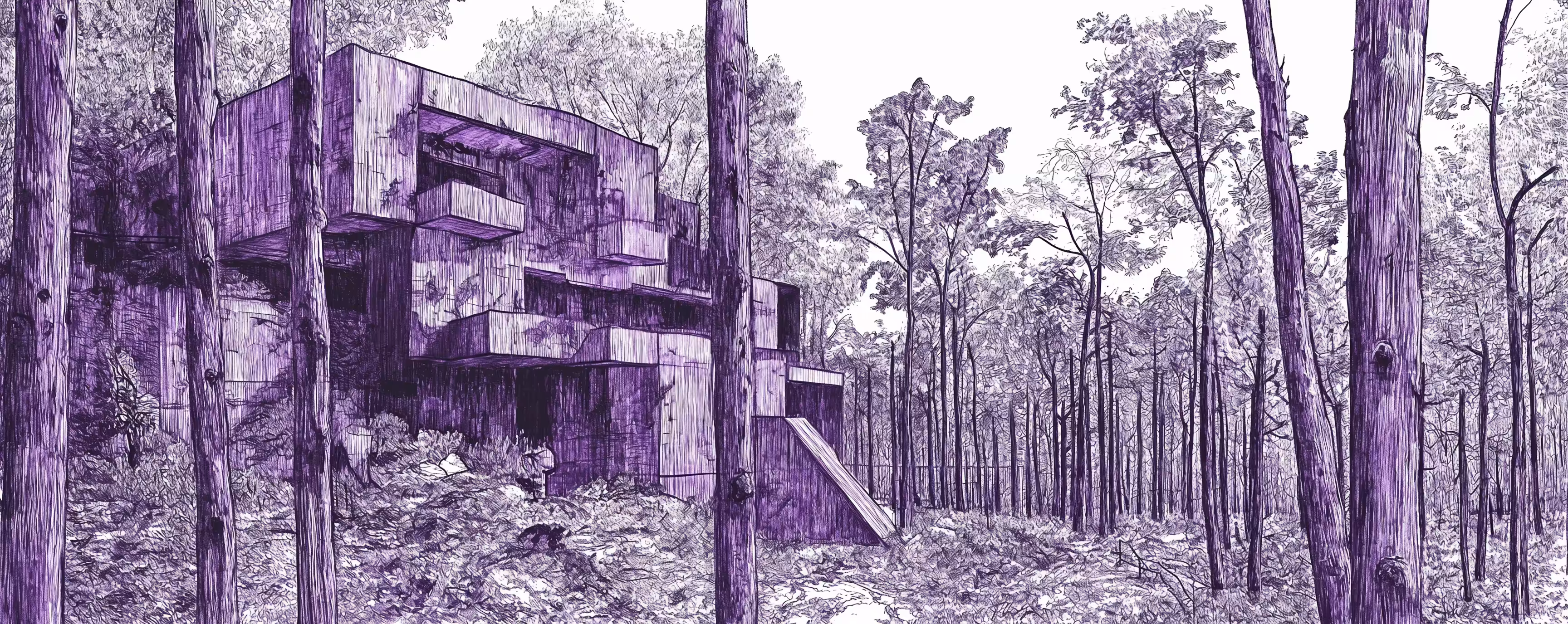 Imaginary Architecture: Architectural Sketch 37