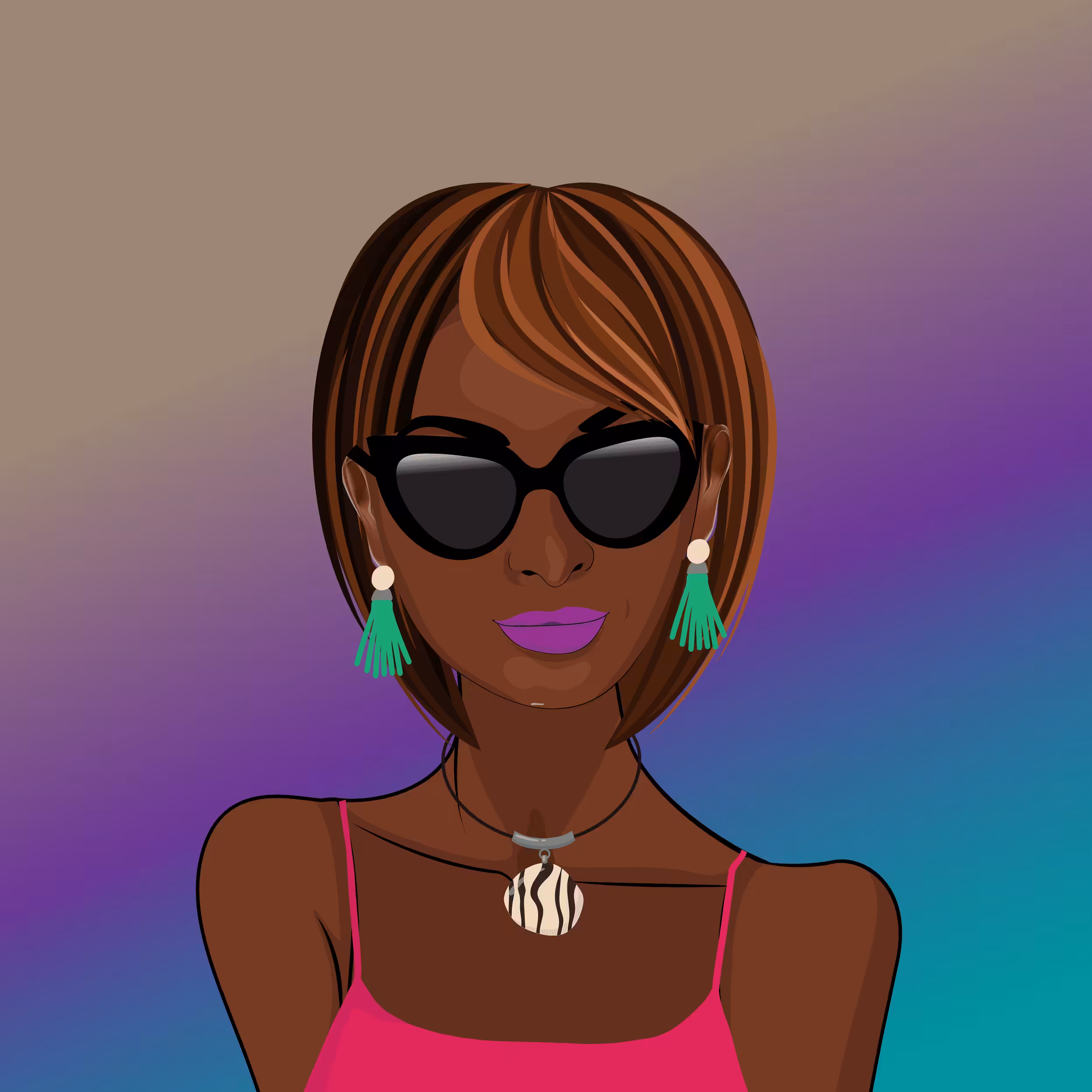 Cool Lady #1032