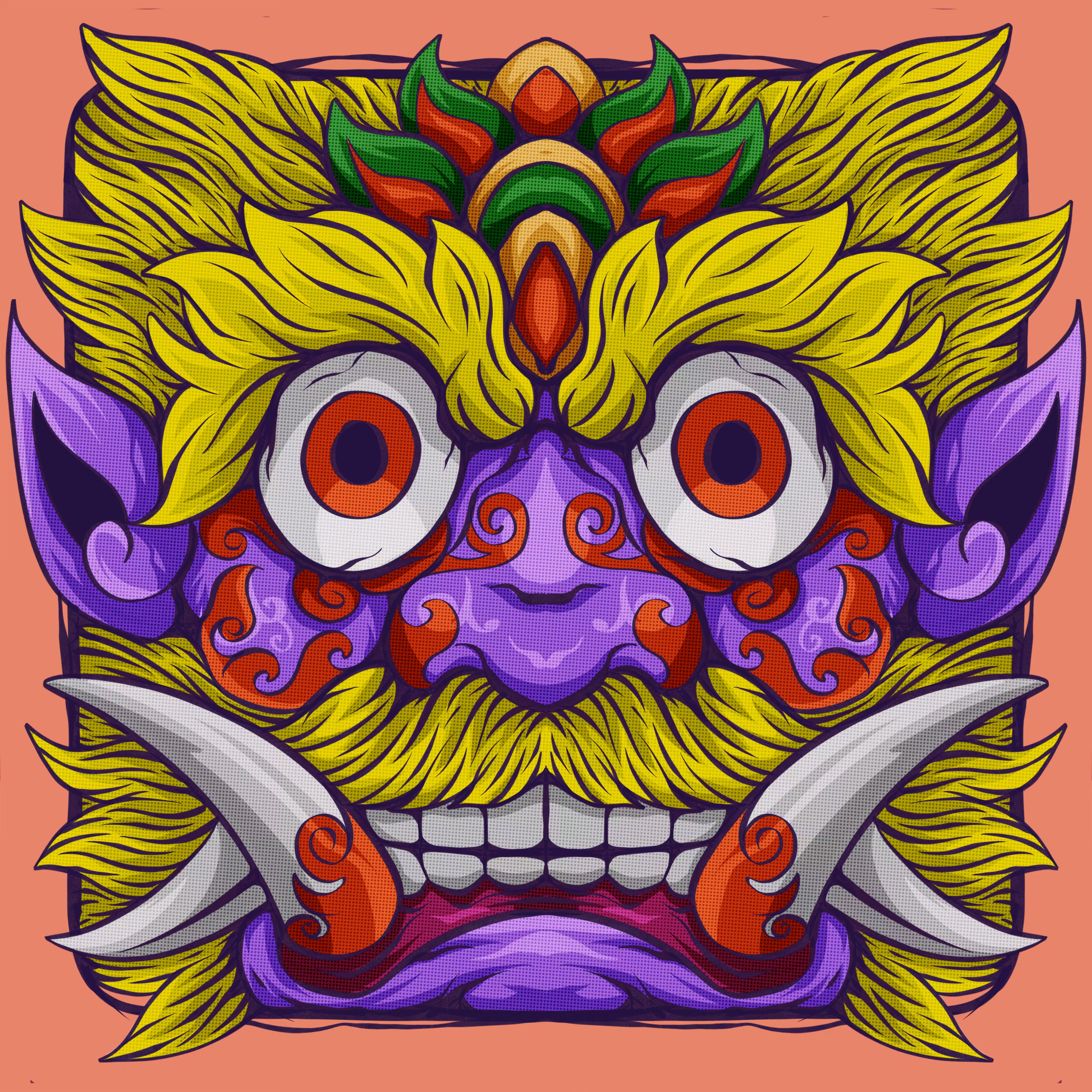 Face in box #8