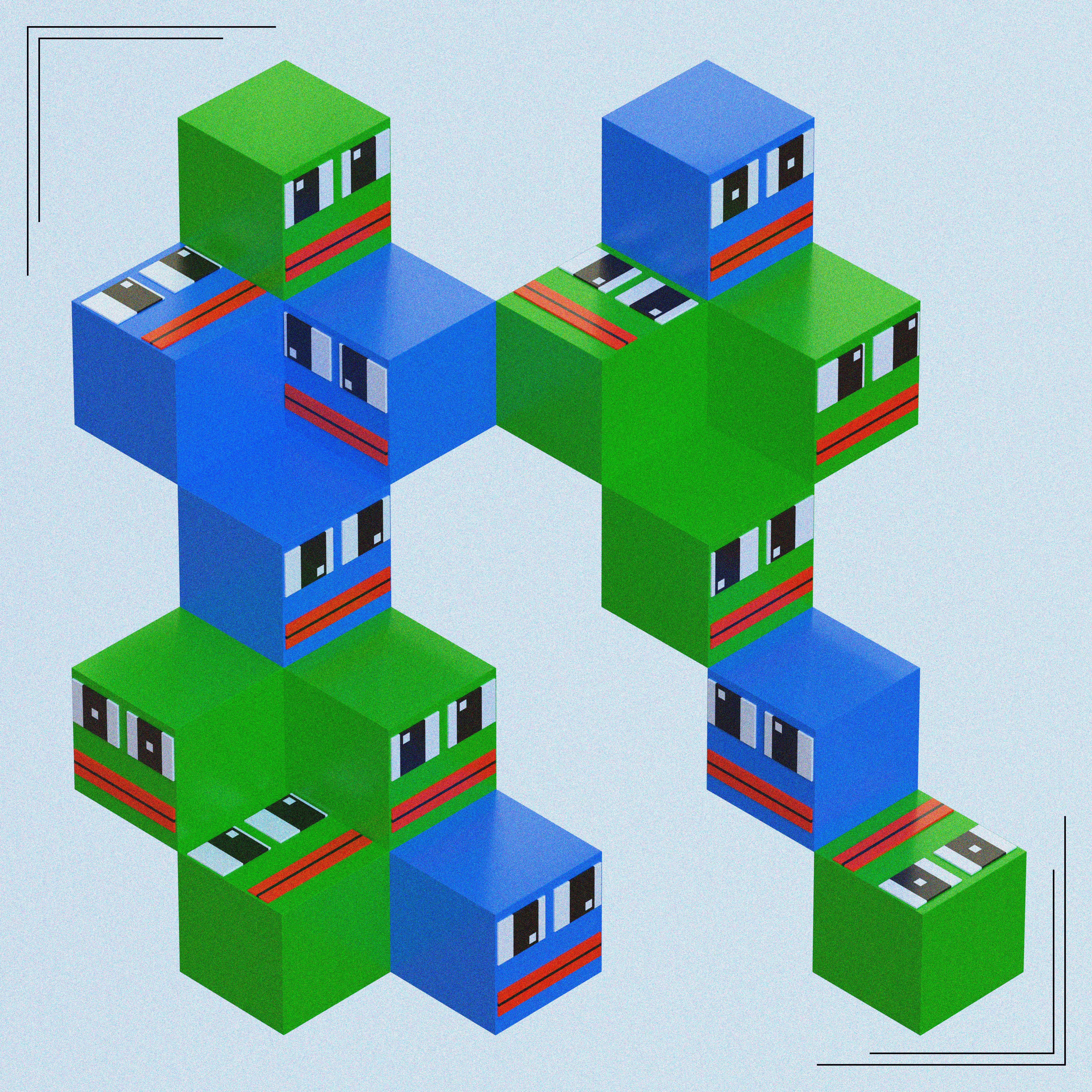 Isometric Pepe #4