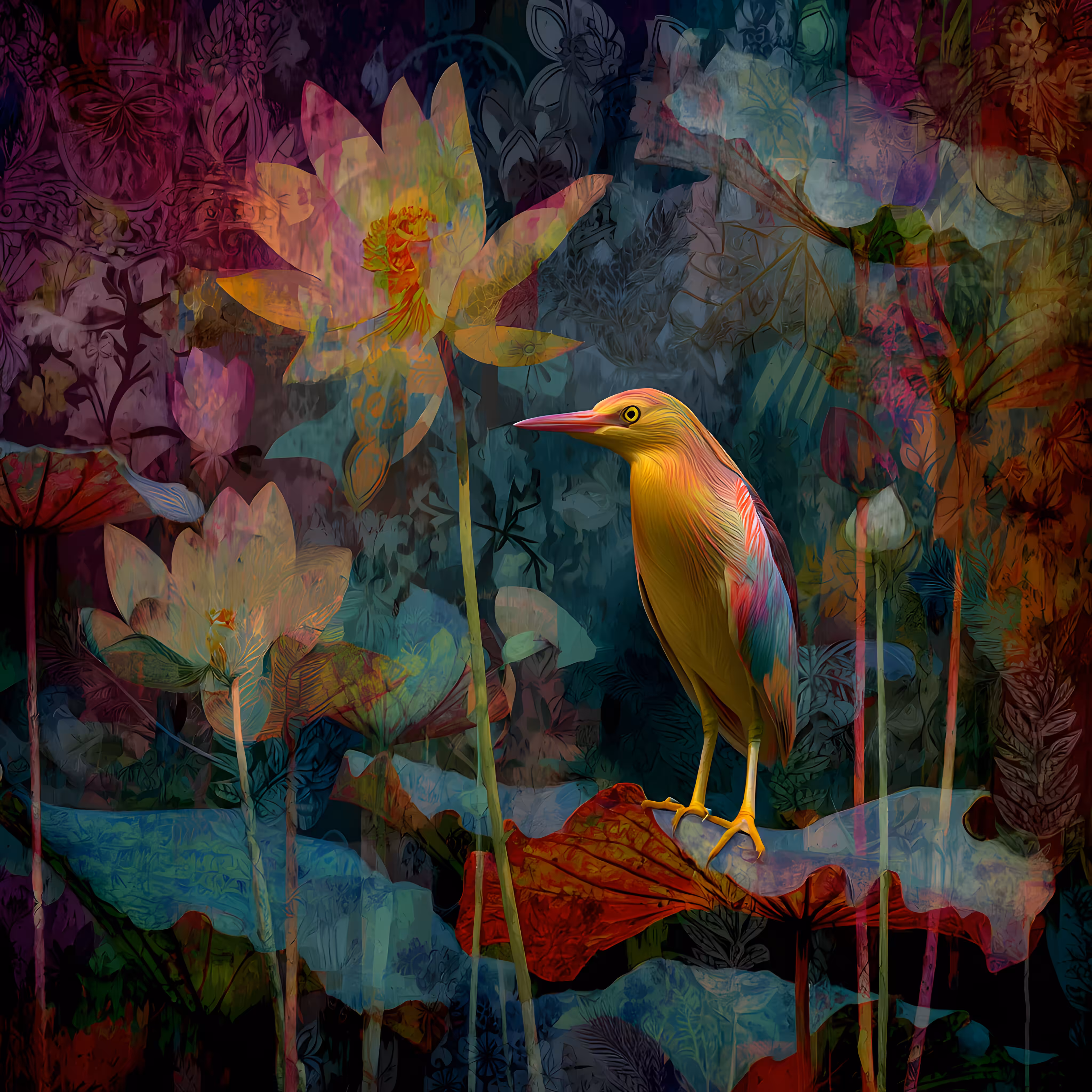 Enchanted Wetlands in Bloom 