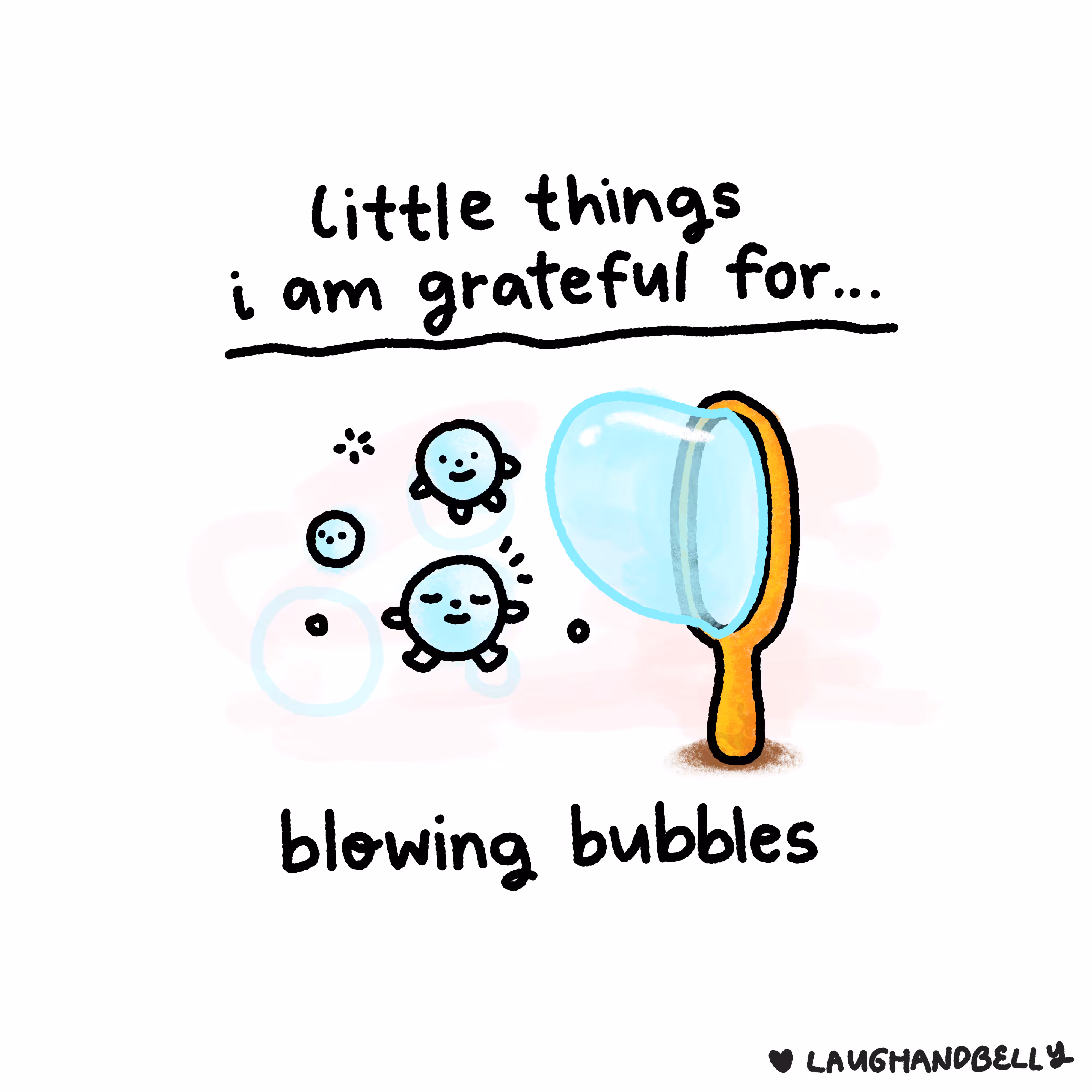 little things i am grateful for: Blowing Bubbles