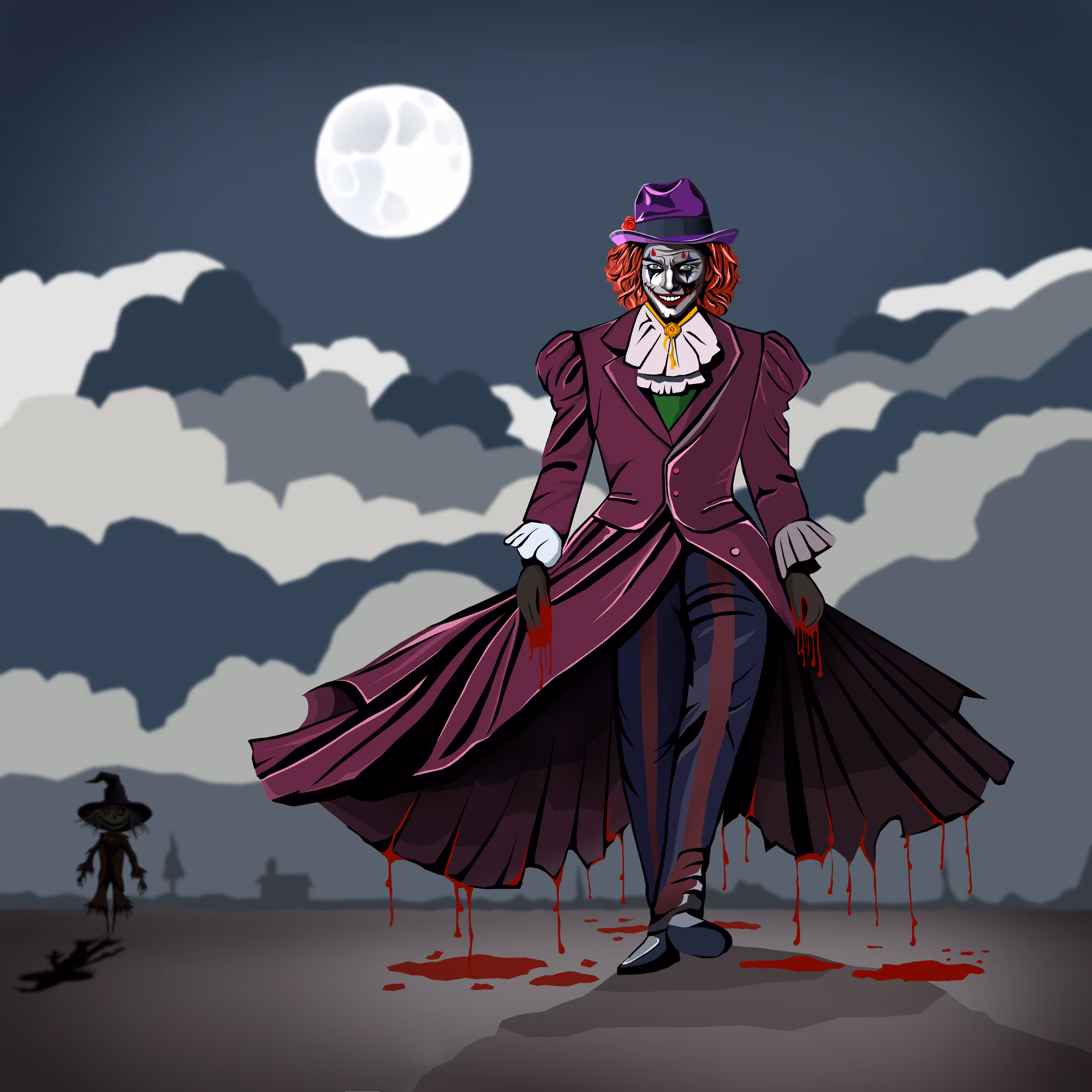 He's coming towards you