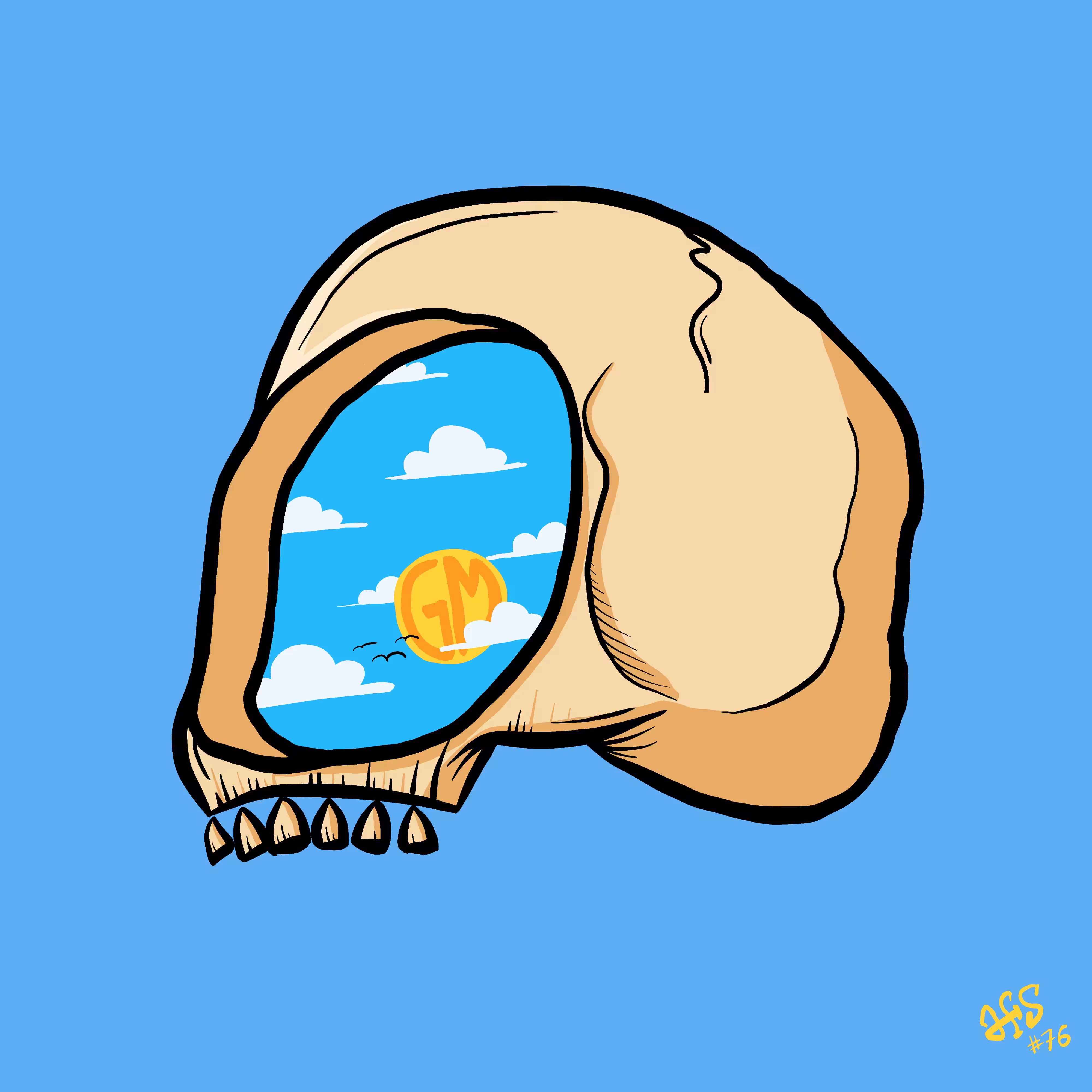 Almost Fancy Skull #76