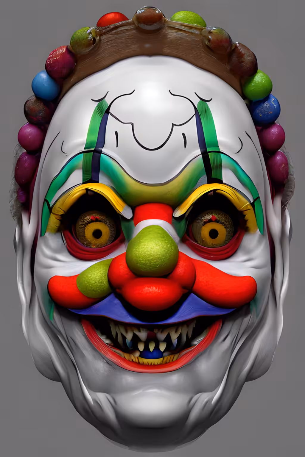 Distorted Faces: Distorted Face #44