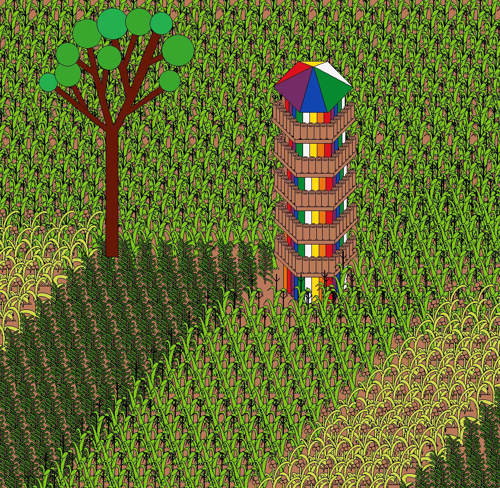 Plantation's pagoda