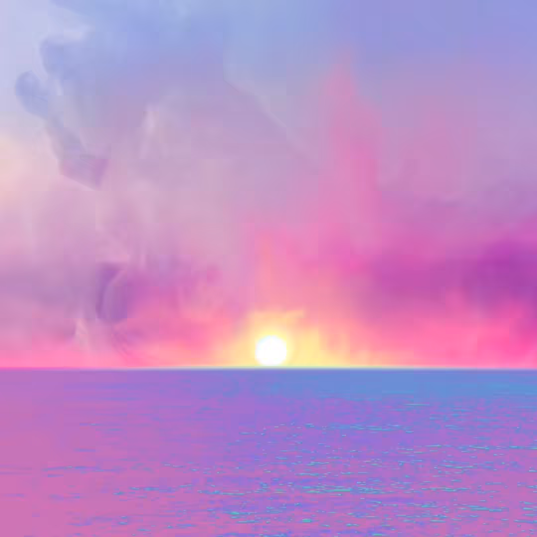 Sunset sea