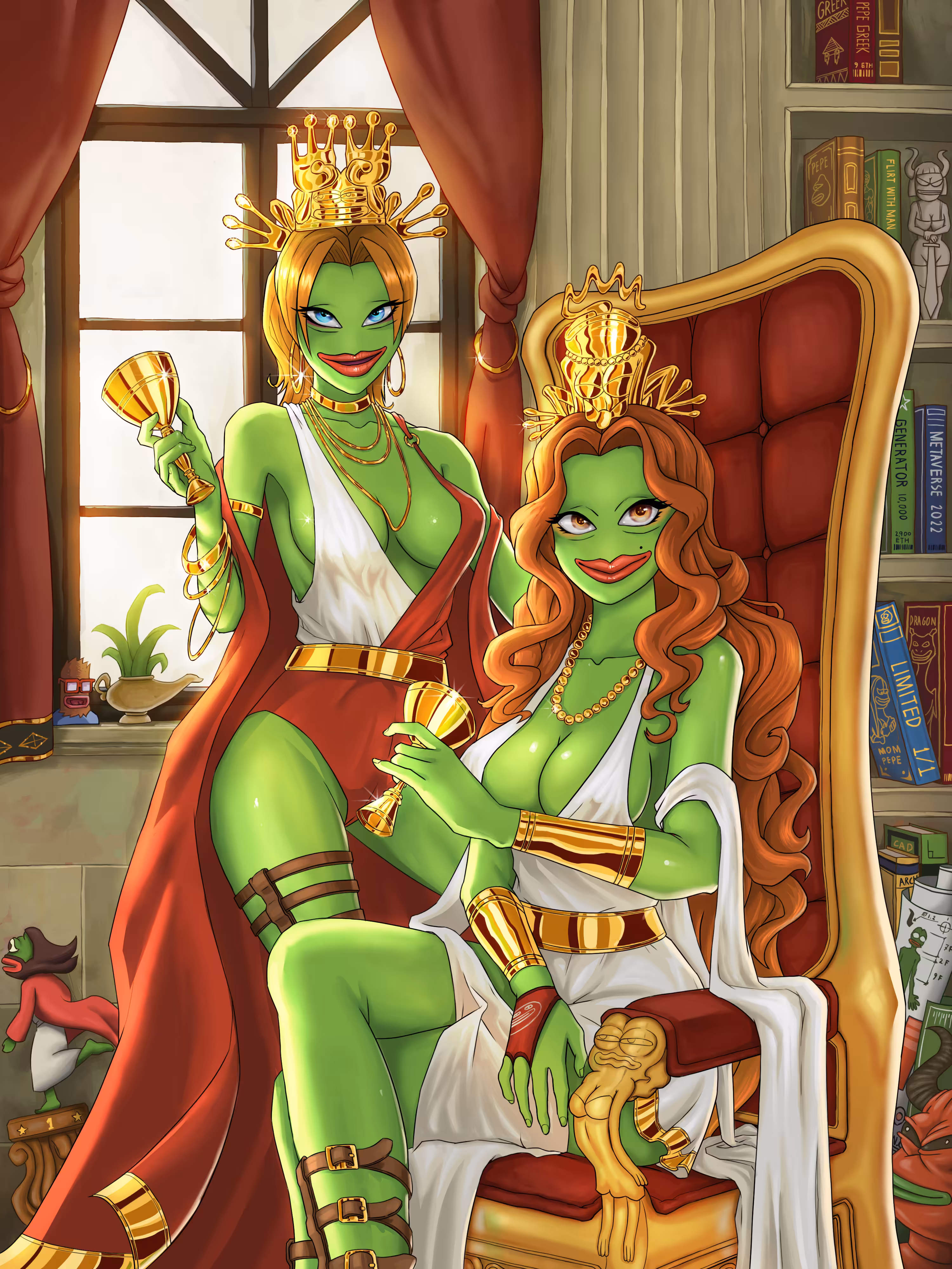 Twin Queen PEPE.