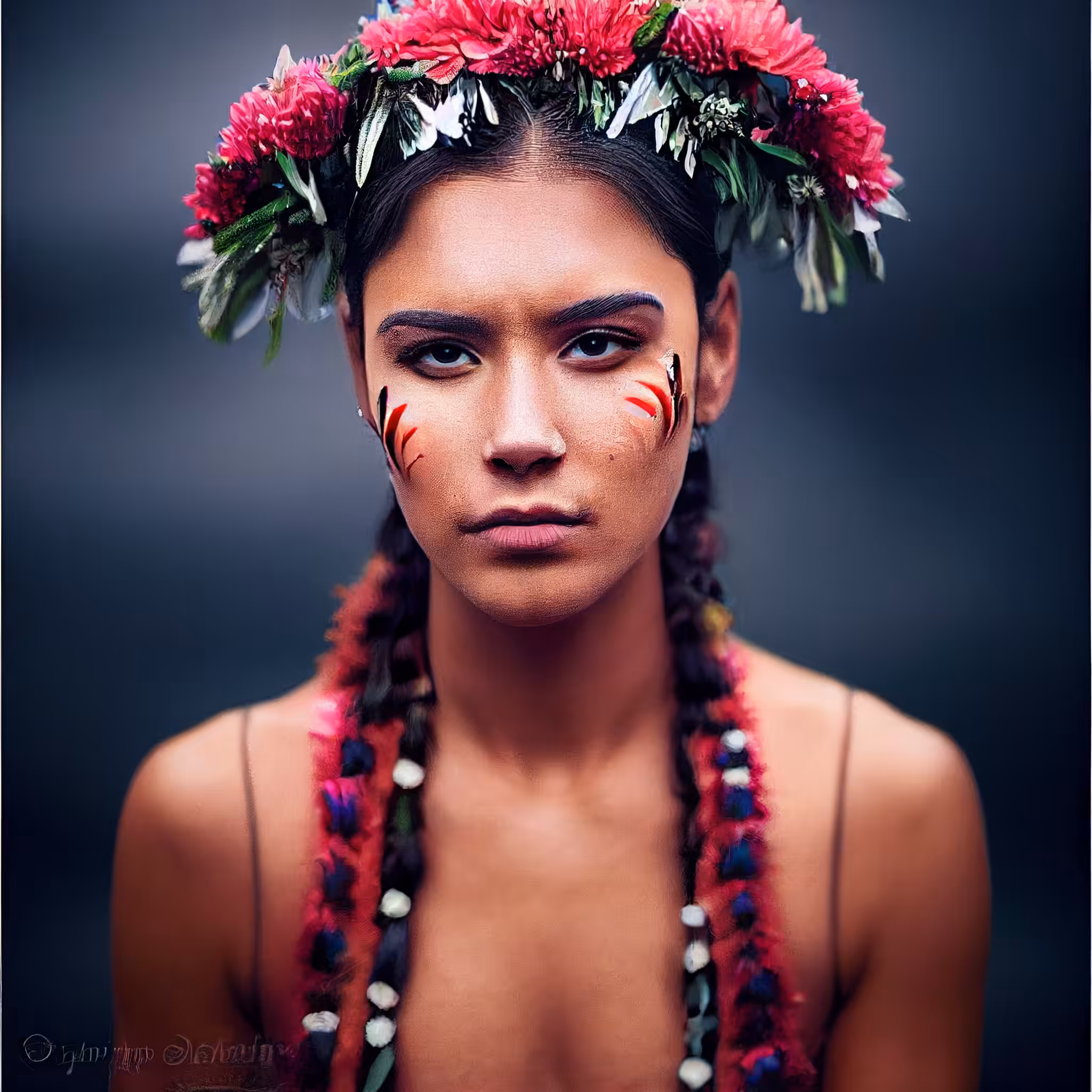 E tiare to u manava-My heart is a flower.