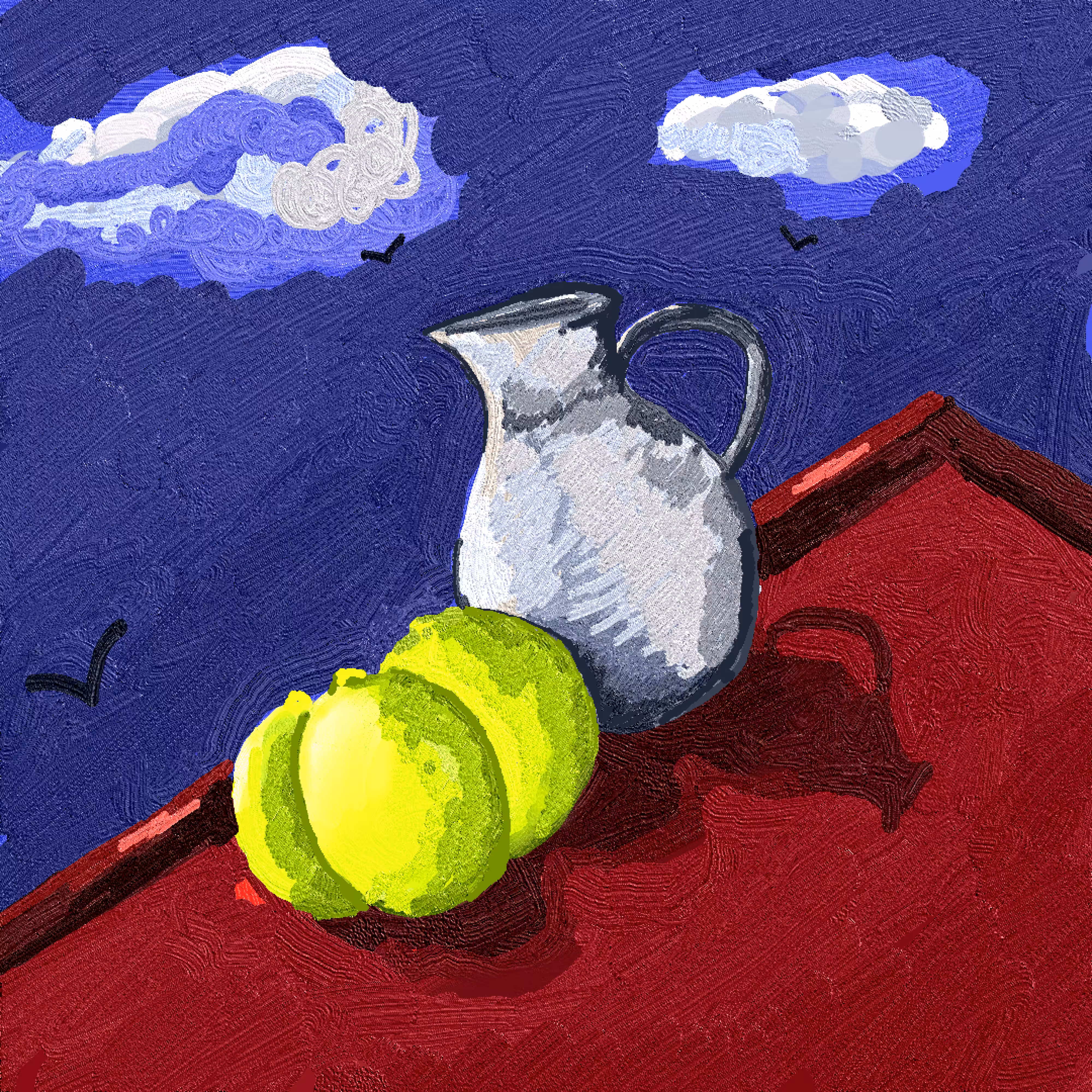 lemon and wine