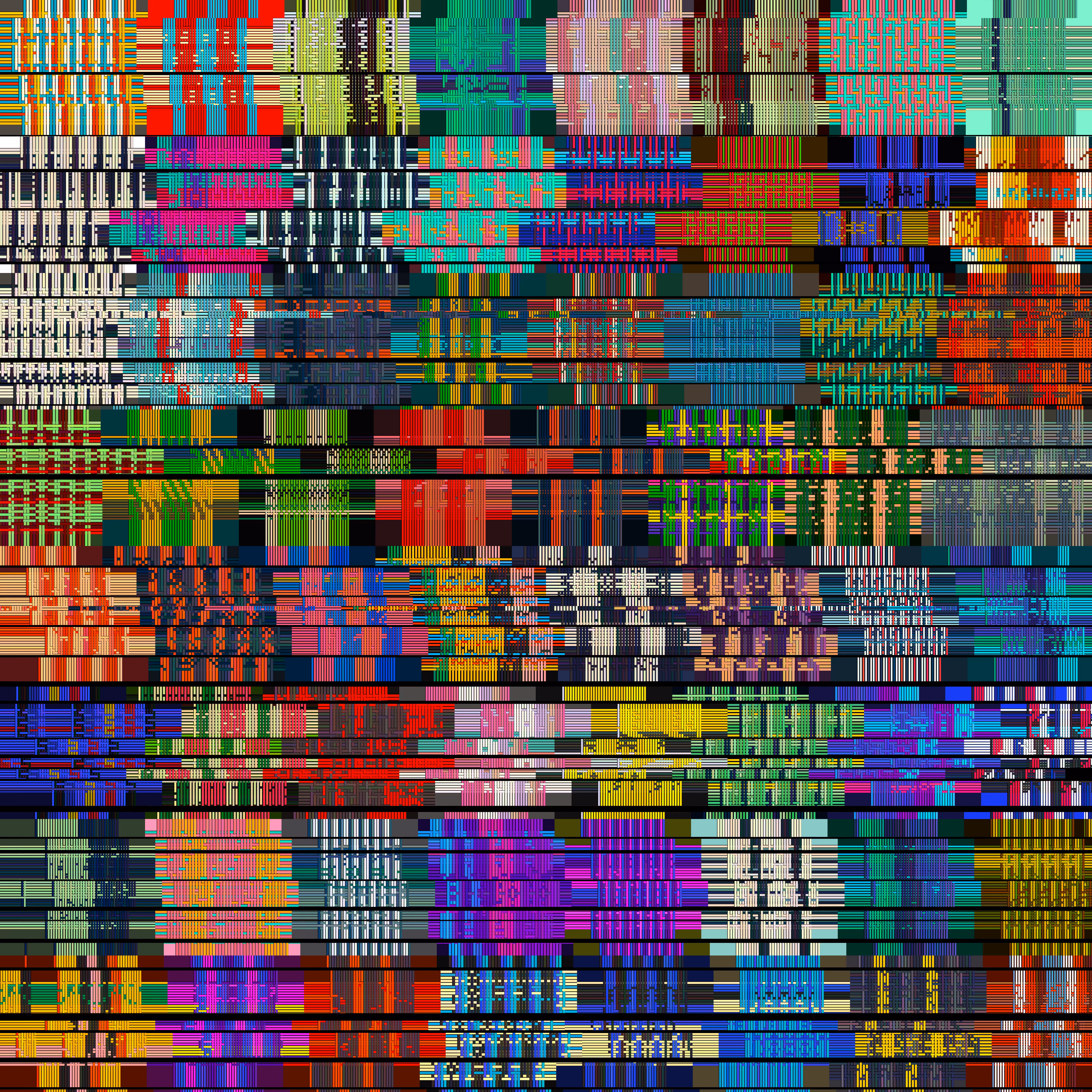 Textile Bacteria, First 64 ed. Commemorative Collage