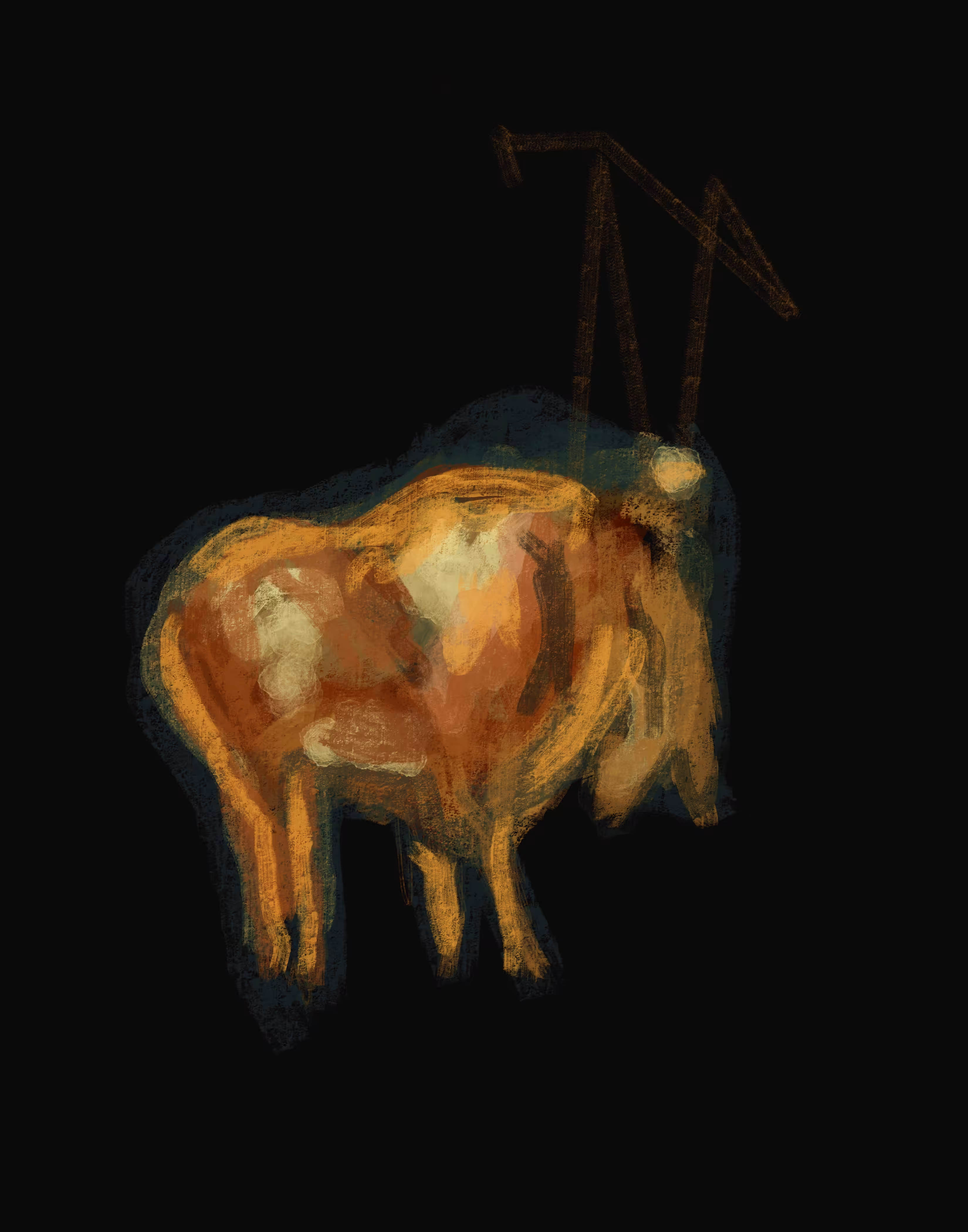Bison Waiting ++ The Cave ++ 