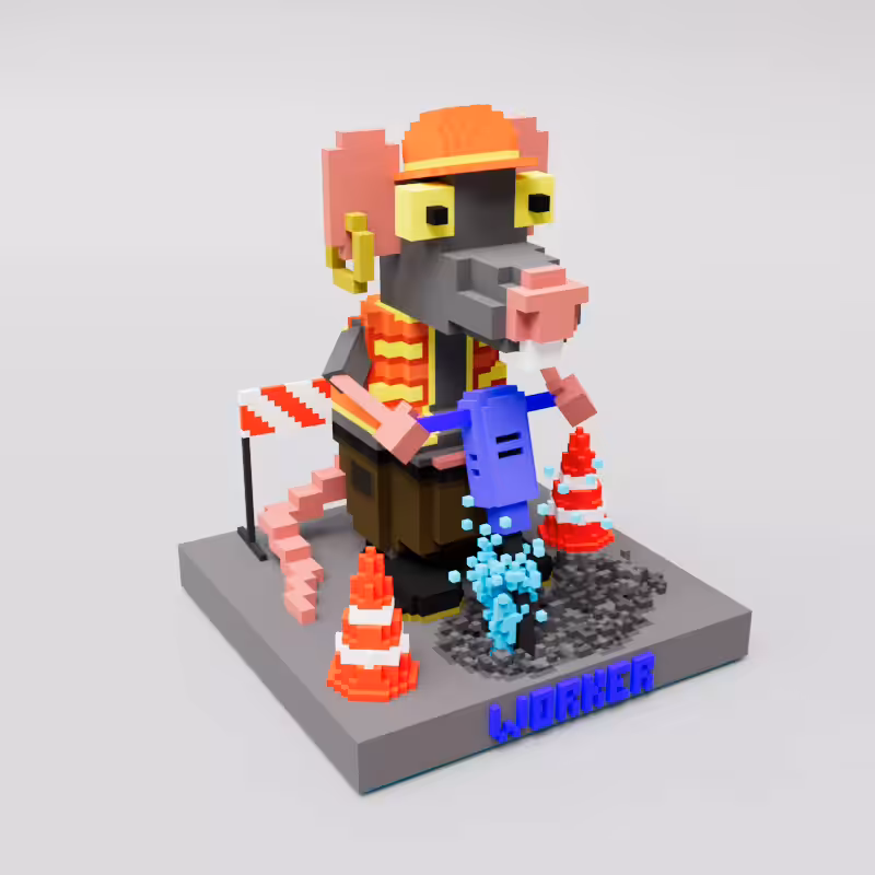 Rodeo posts: Punk Rat Next Generation 003 Worker