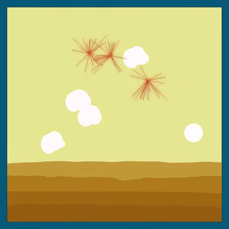 Seas of hills #24