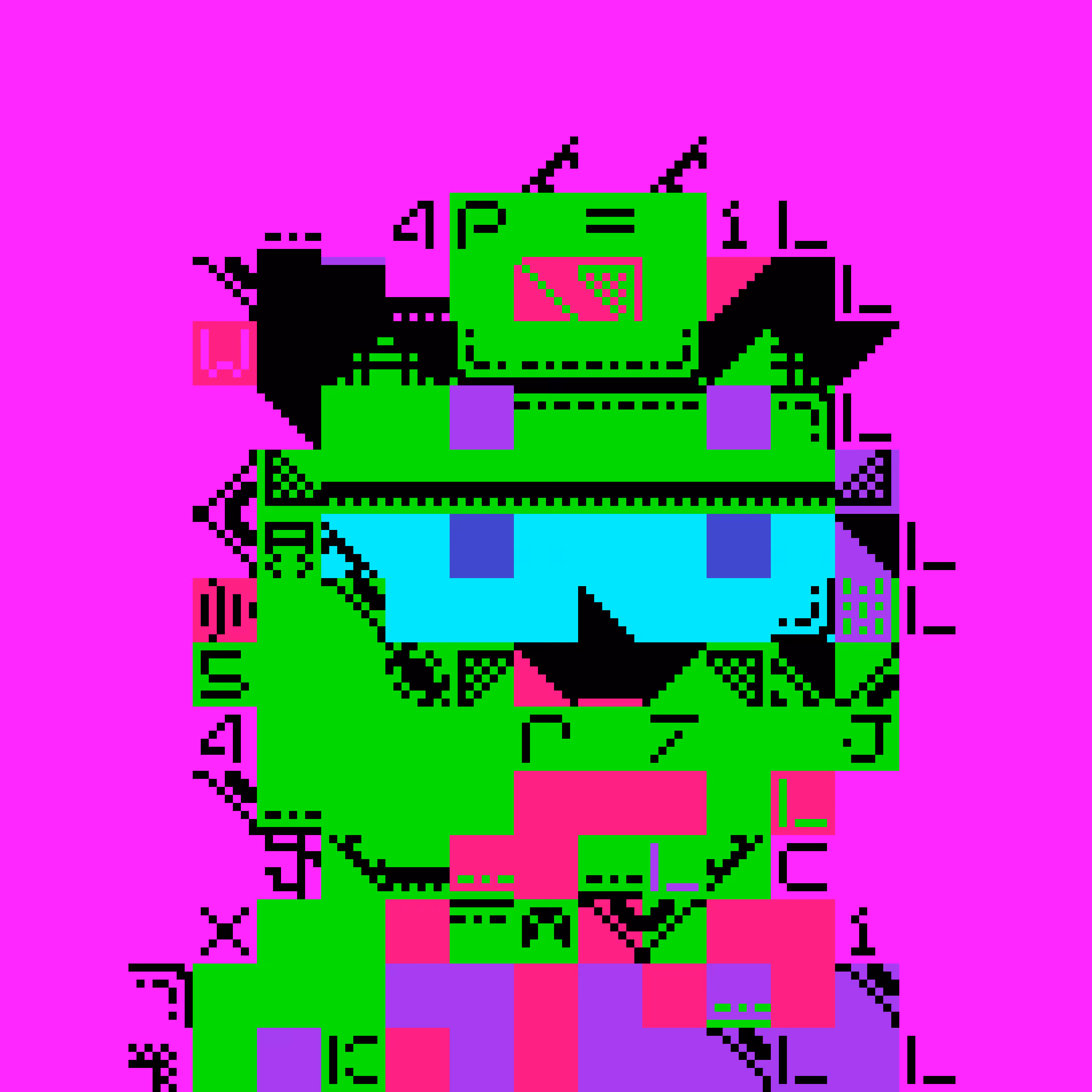 MIGGLES ON ASCII: ScrambledNeon