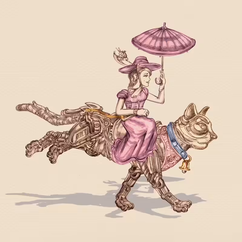 Lady Earl Grey & Cat Sentinel