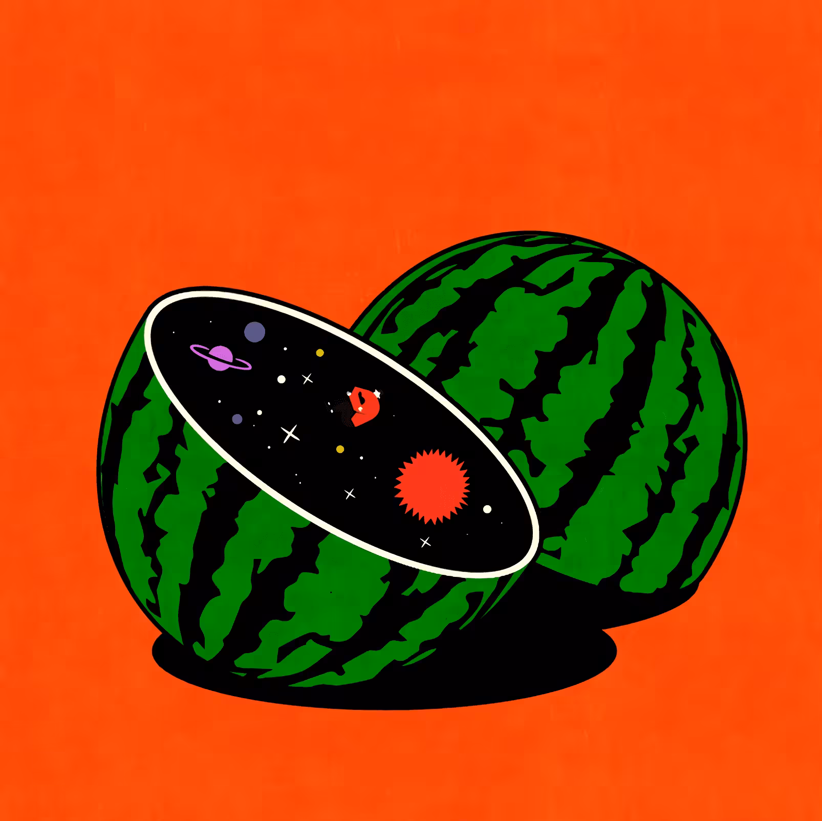 Space watermelon