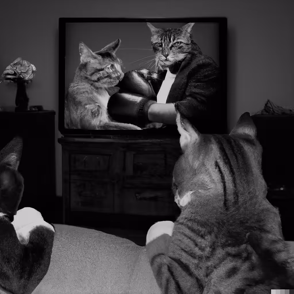 Cats Boxing