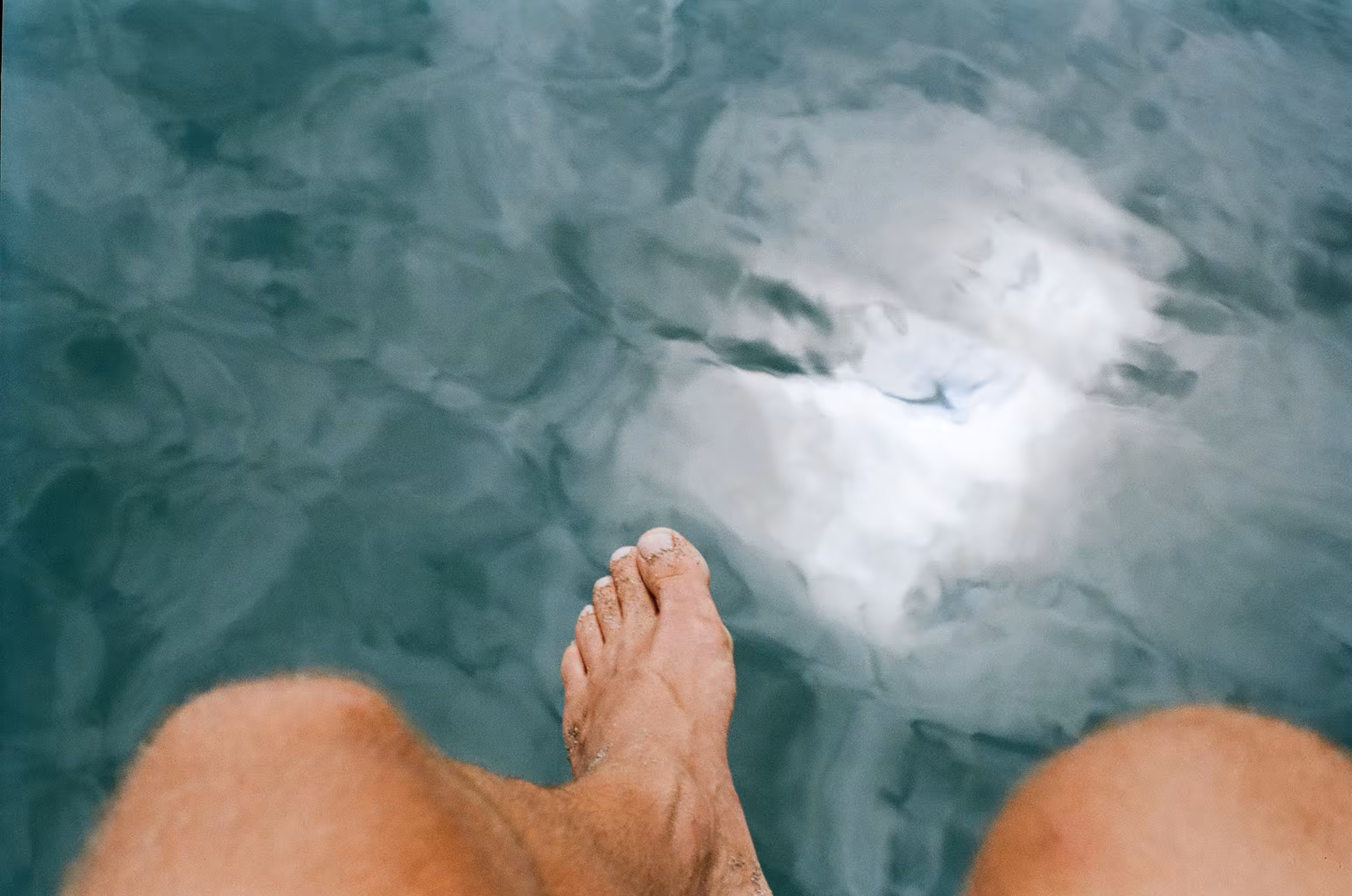 A sea lover foot