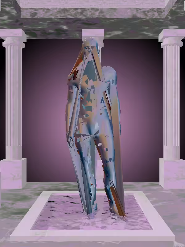 HeavenComputer: The Threatening Stealth Dark Blue Man #3476
