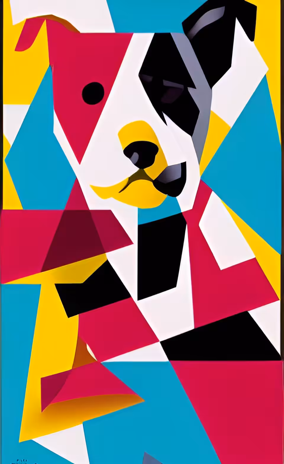 Patterned dog