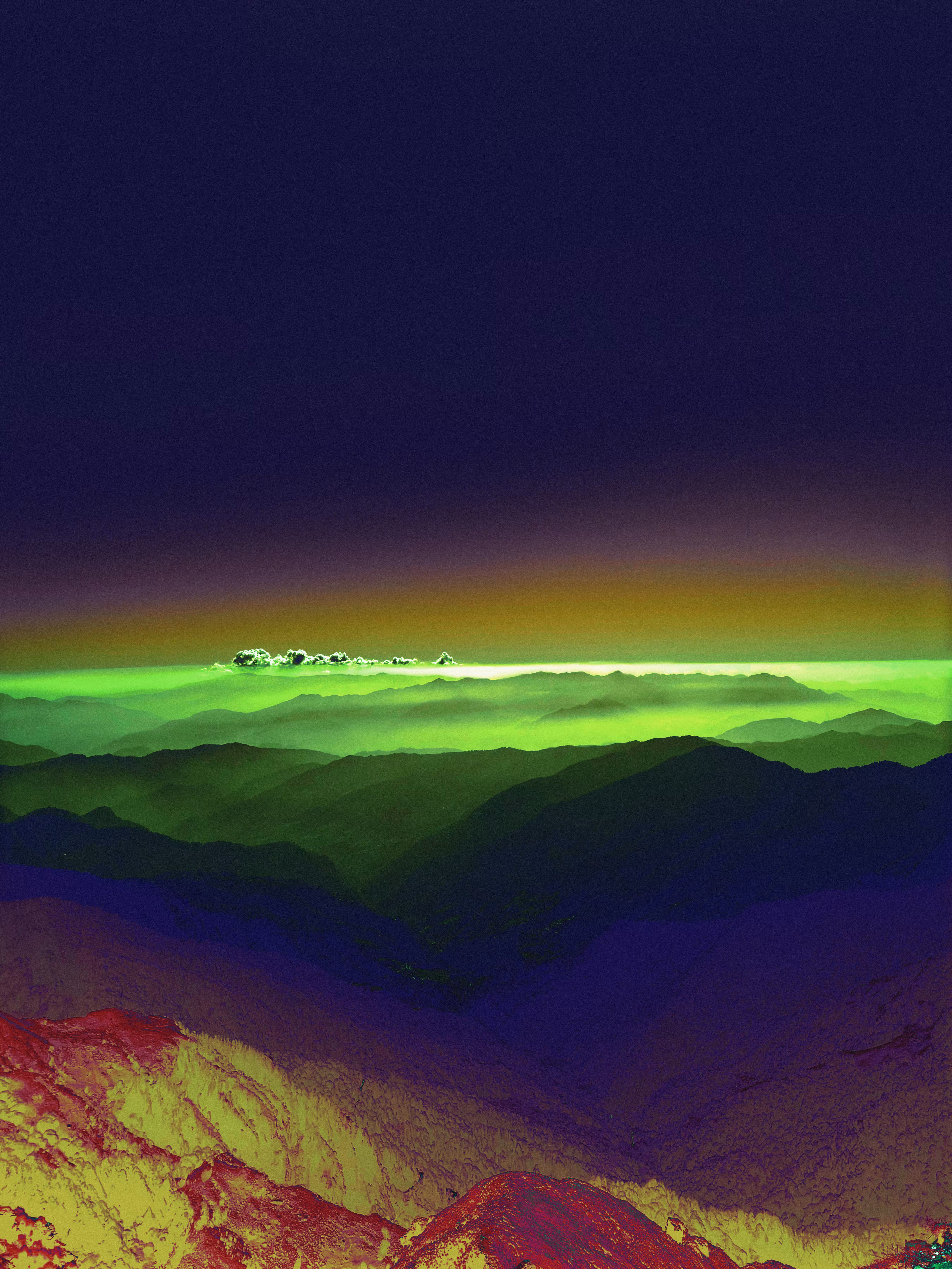 Radioactive Rainbow Clouds