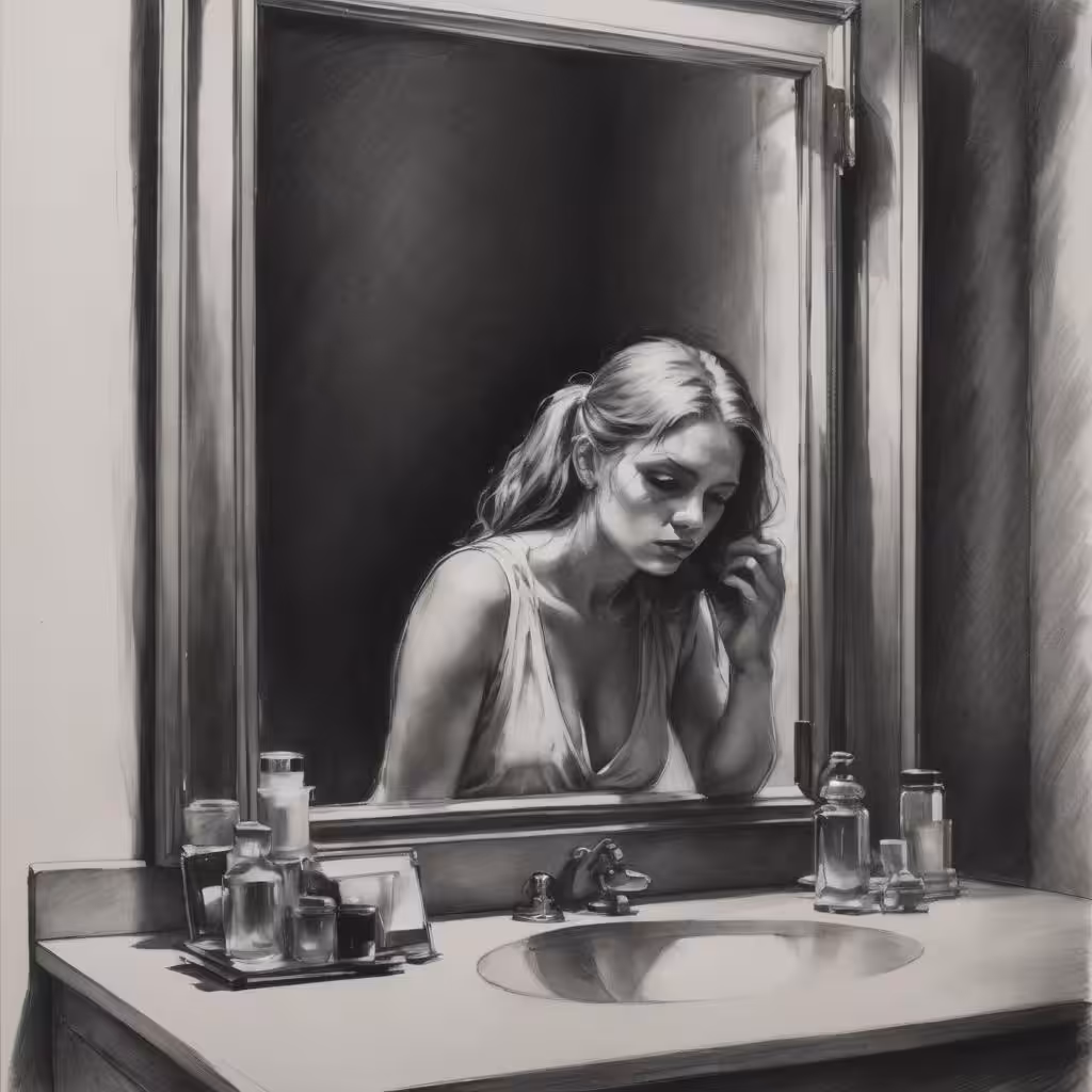 sad mirror