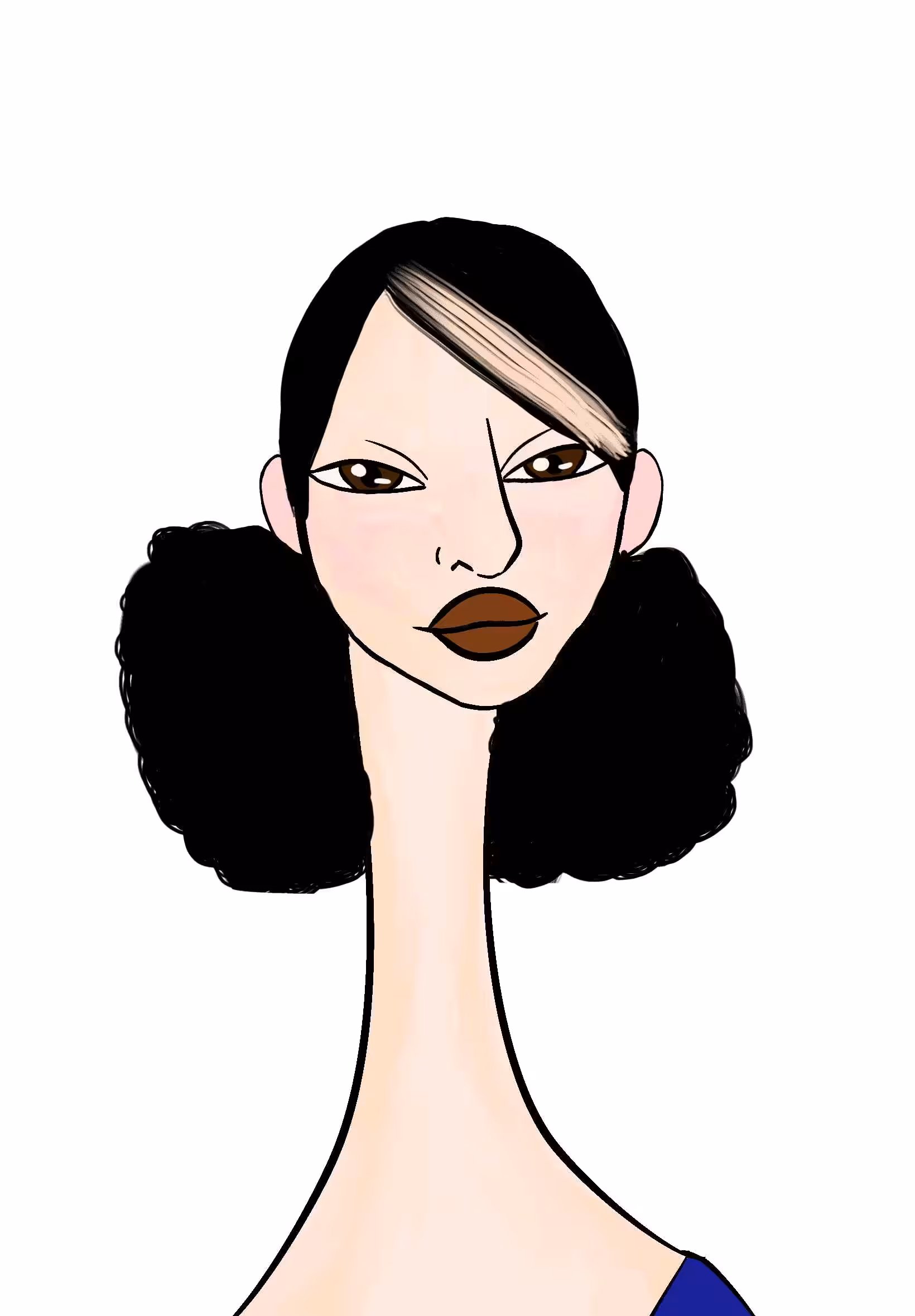 Long Neckie Ladies: Long Neckie Lady #2918