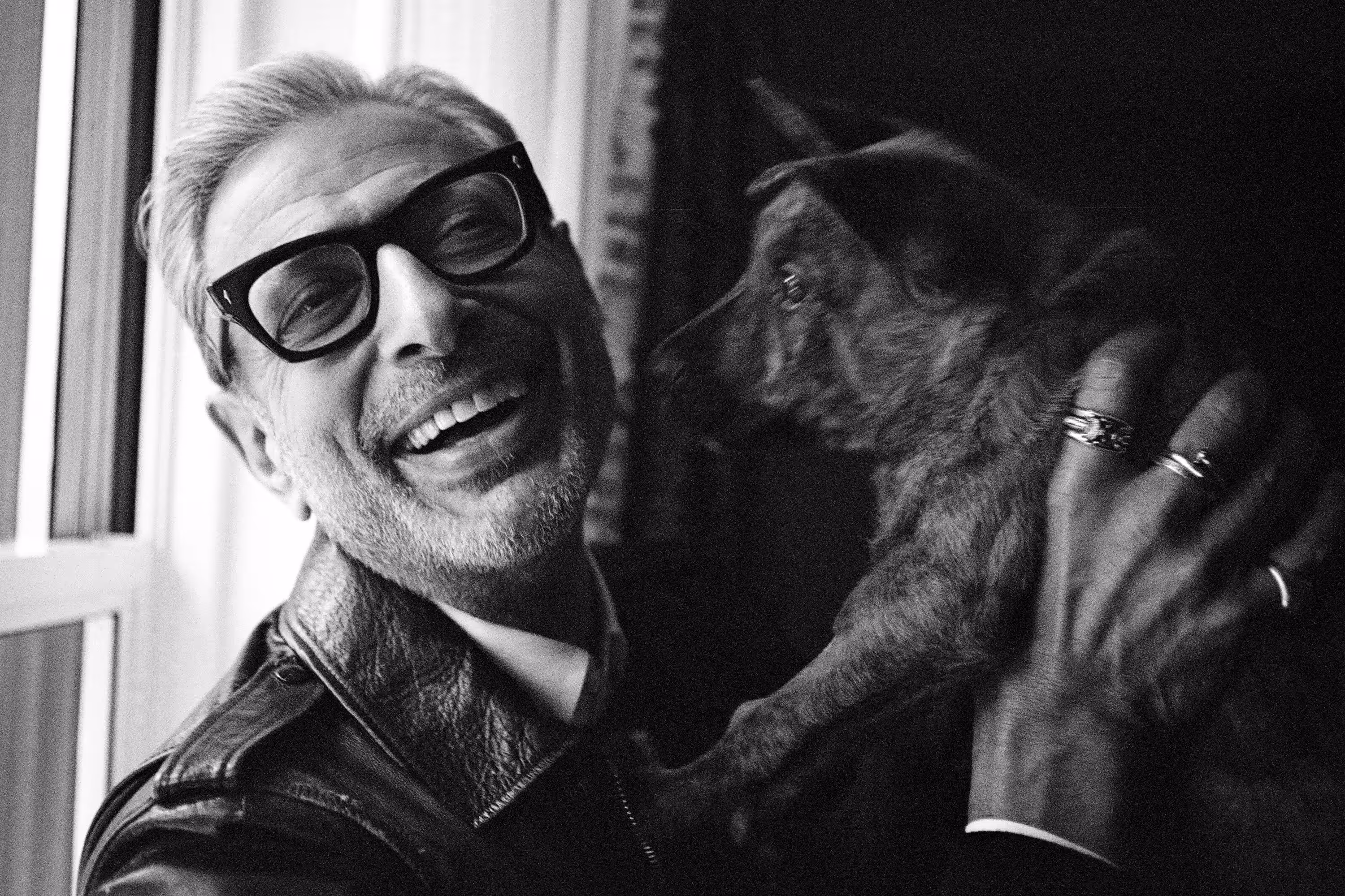 Jeff Goldblum & A Puppy