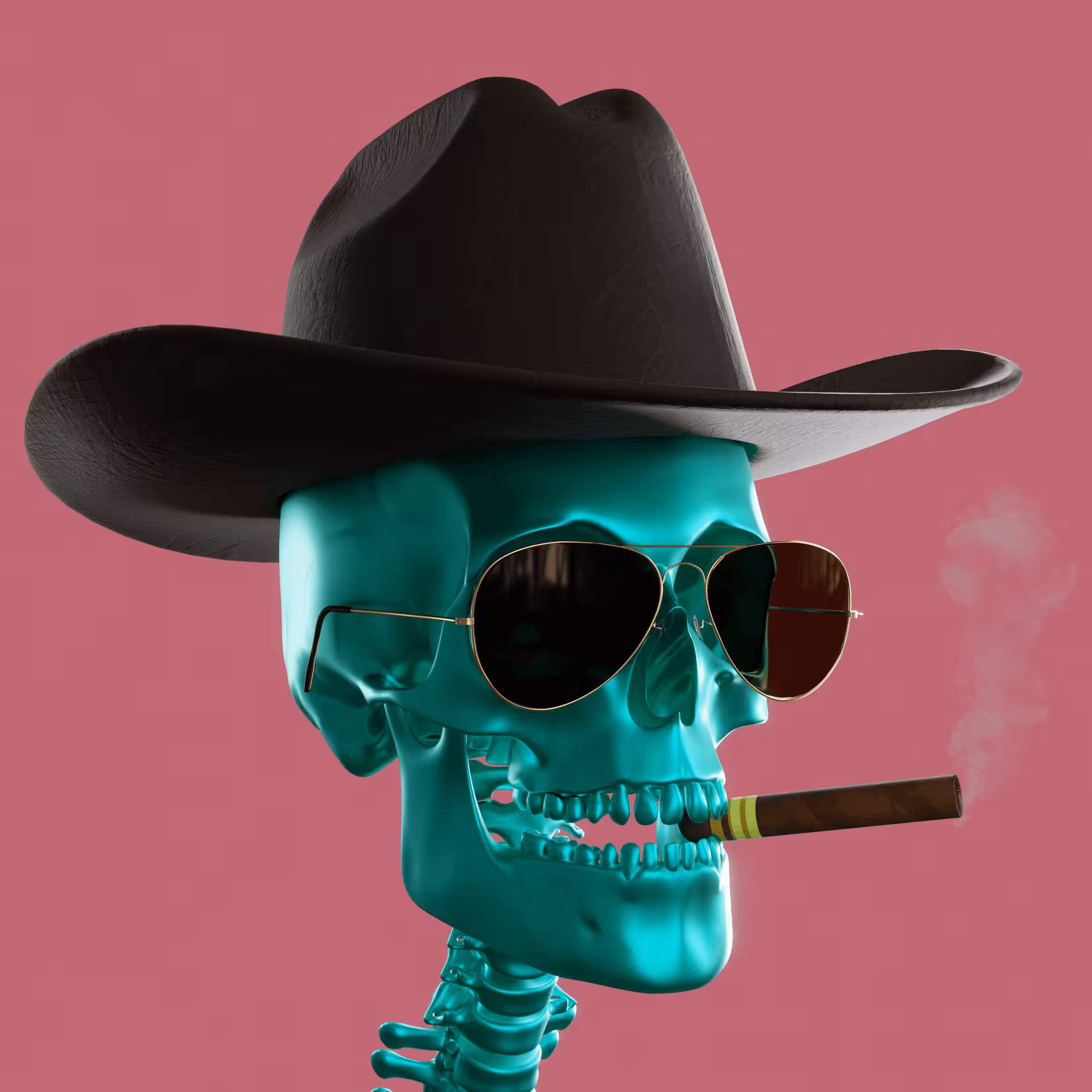 3D Skull Punks: Skull Punk #173