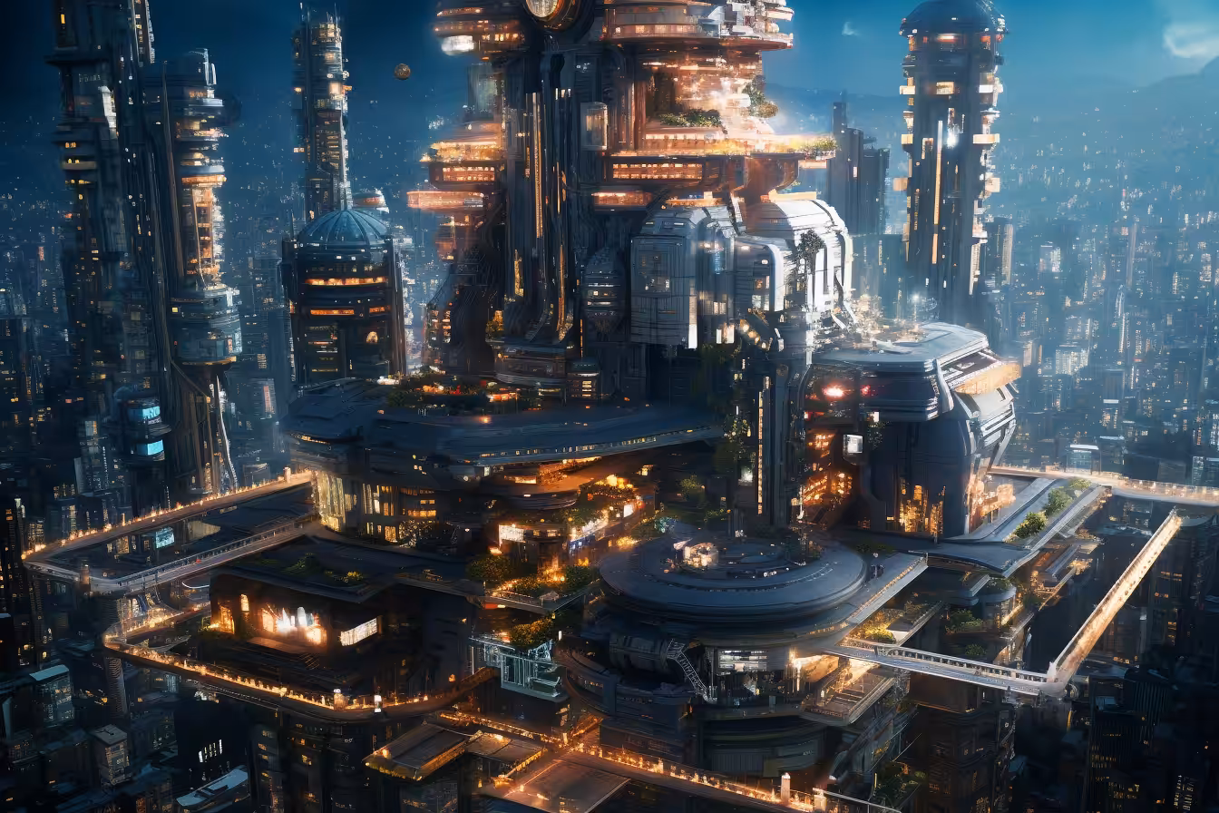 Biopunk Intergalactic City 1