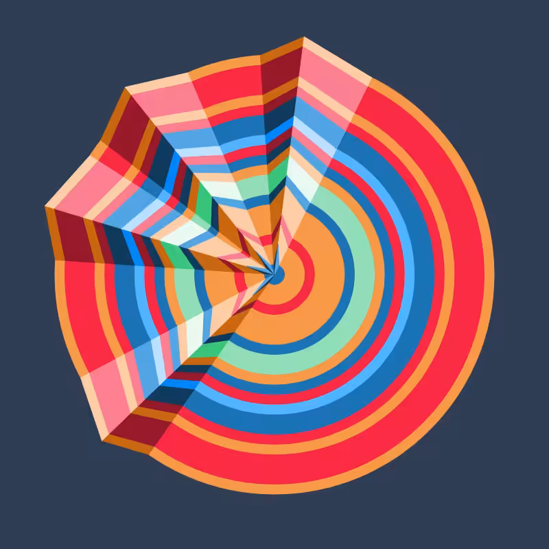 Folded Circle #55