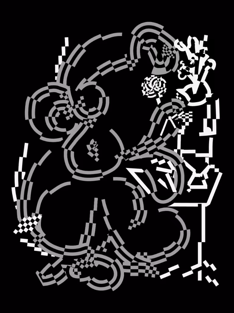 Woman with bouquet