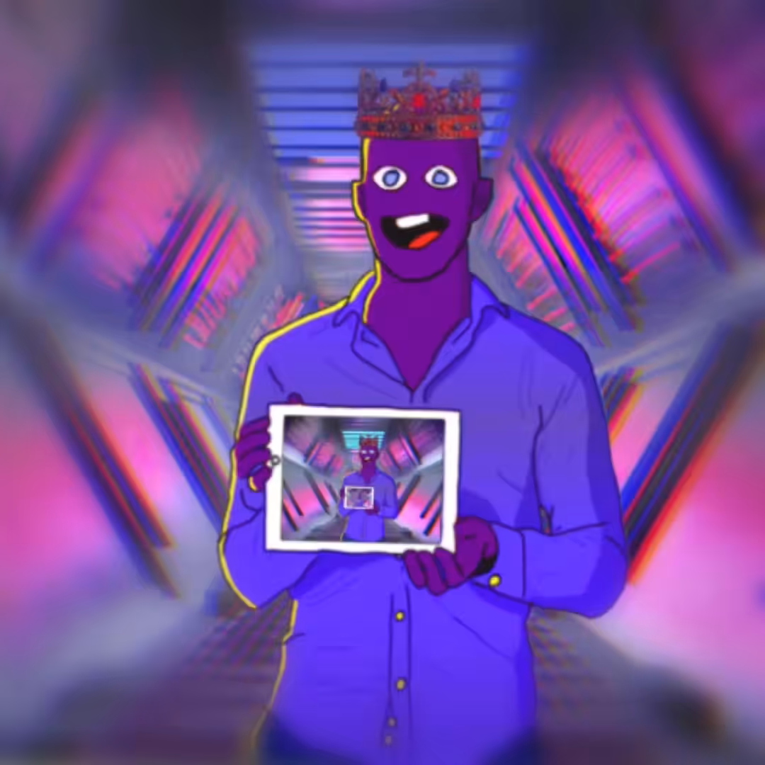 AUDIBUJO #09 "The King's Fool" || audionft - music loop + animation