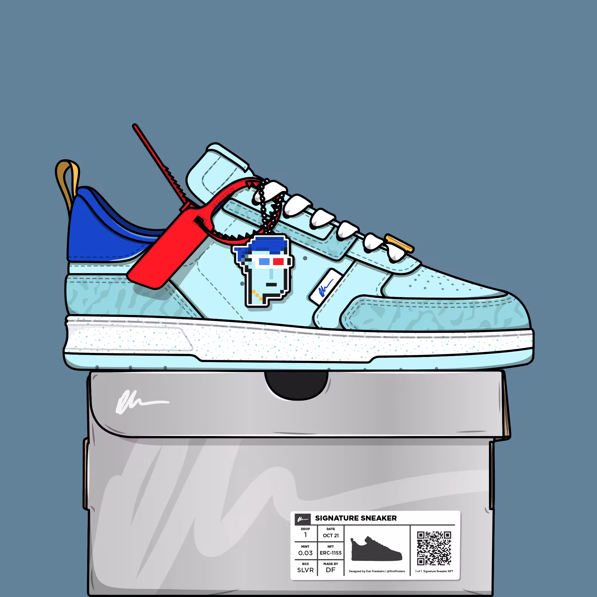 Signature Sneaker 'Alien' - #002