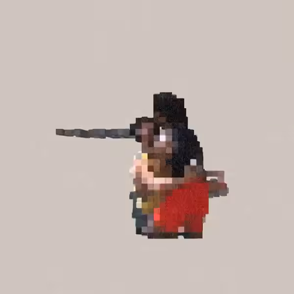 Voxel Hug #7